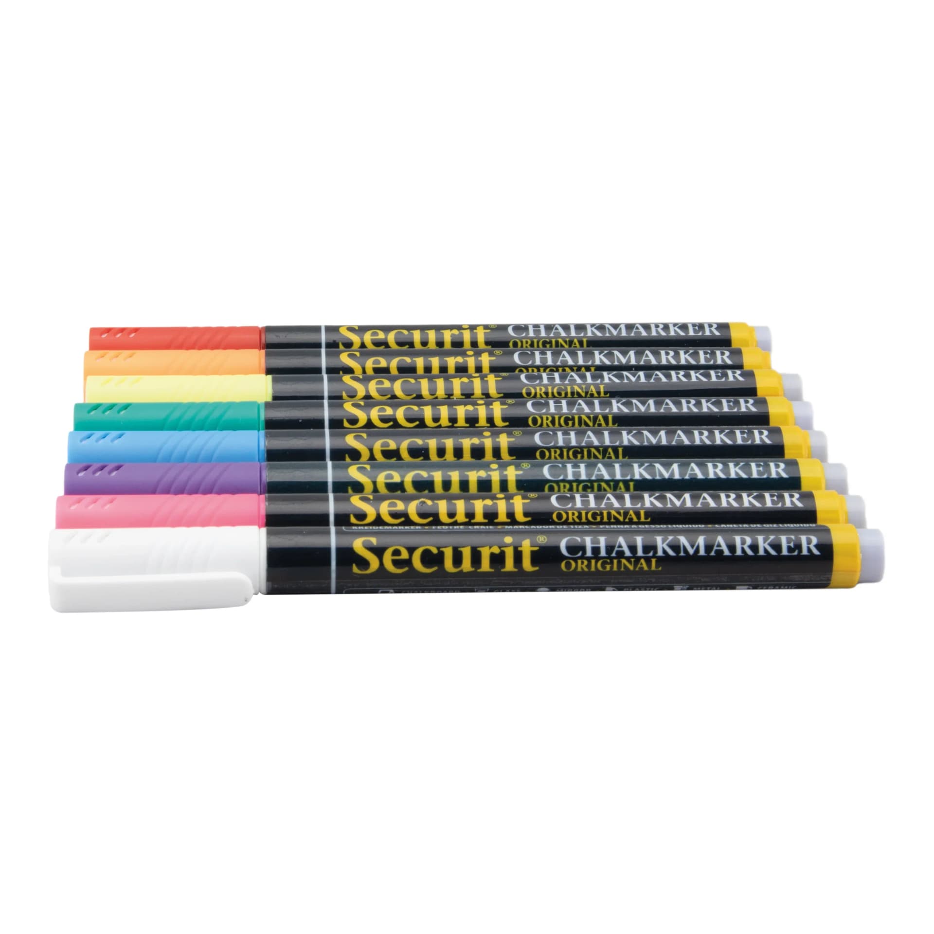 ChalkArt® Blister 4 pennarelli gesso colori assortiti - Punta obus 1-2mm