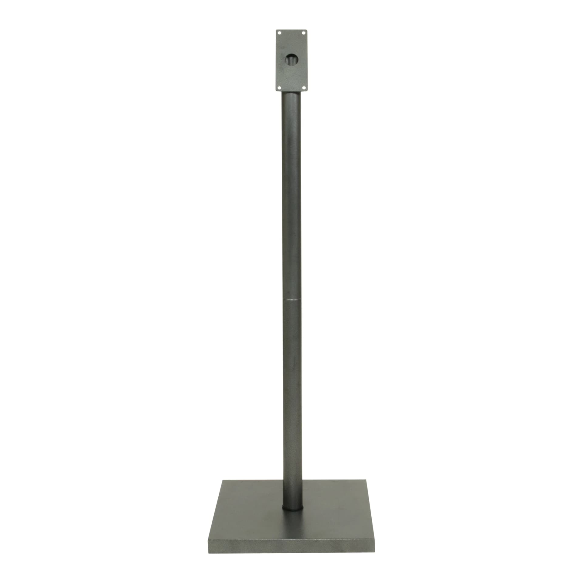 Securit® Insieme piede + base quadrata per espositore menu LED - grigio zincato, 135 cm - Per MCS-3A4-CS