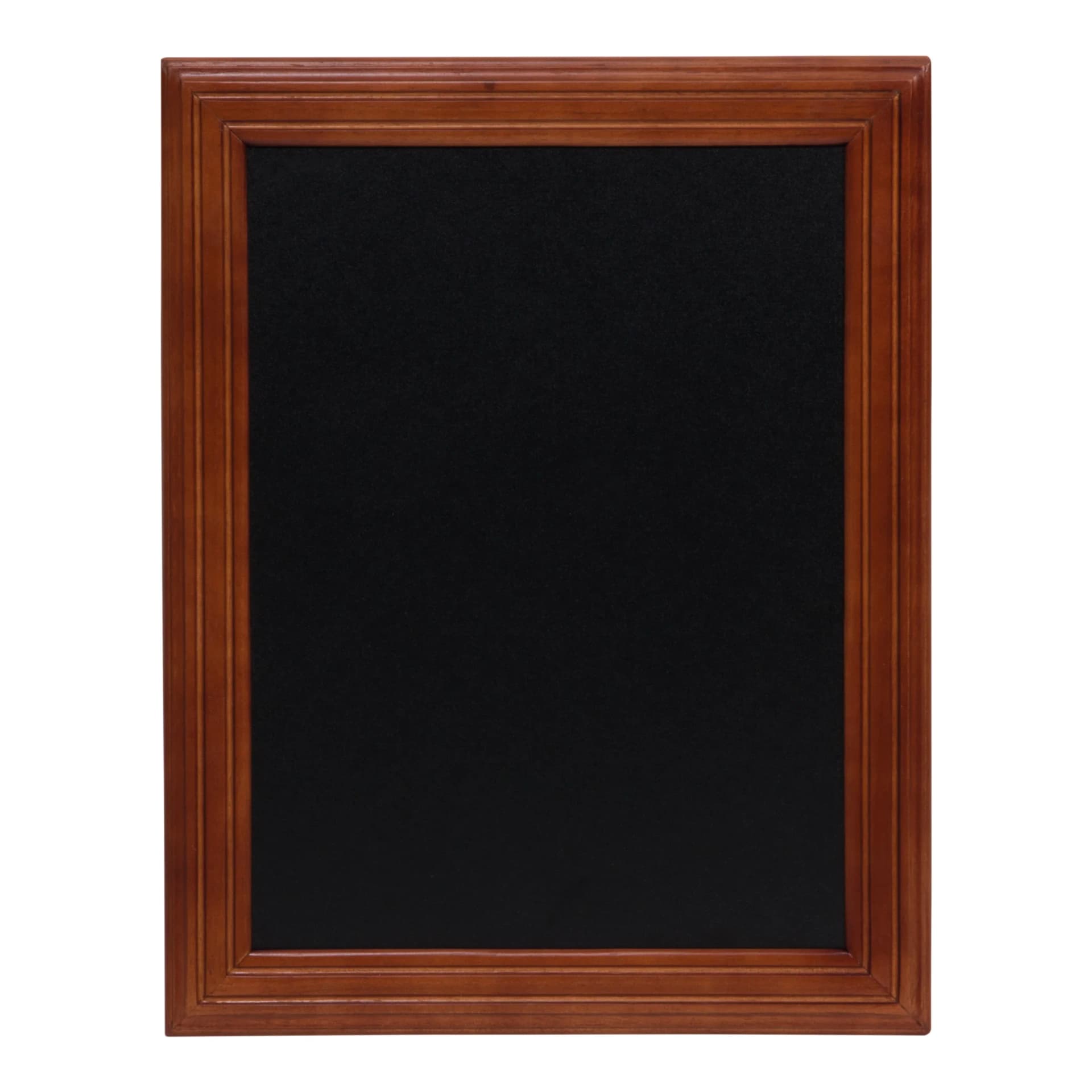 Securit® Quadro Negro Universal 30x40, moldura mogno