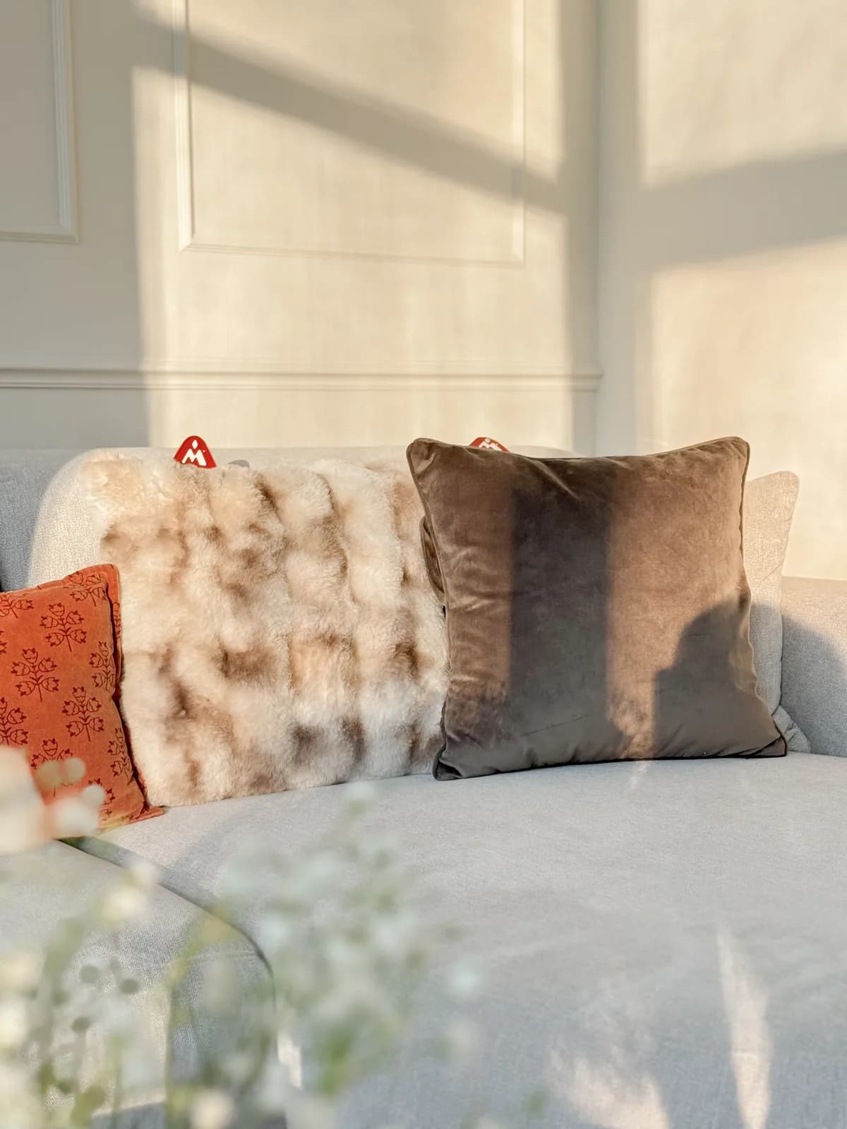 Montandor® Coussin chauffant - Velours Marron — Securit® by Montandor — In situ