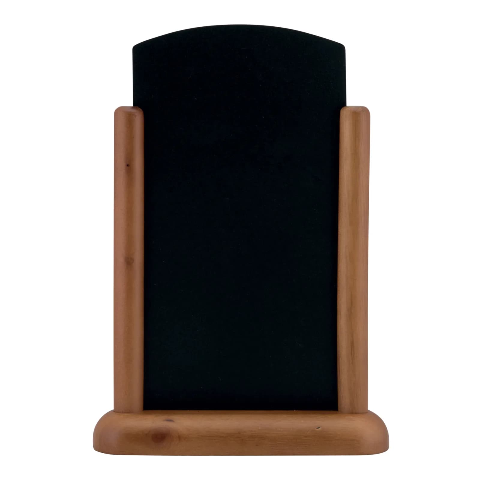 Securit® Tisch-Menütafel Top Medium – Holz Dunkelbraun lackiert – 20x28cm