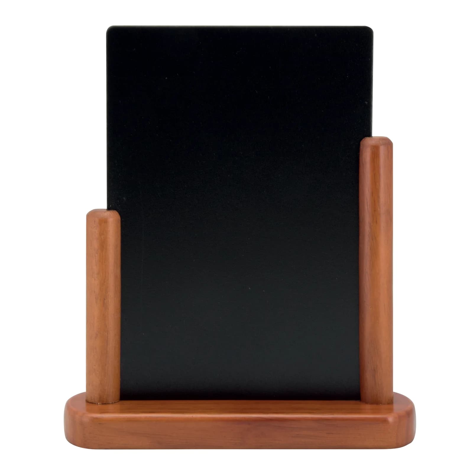 Securit® Tisch-Menütafel Elegant Medium – Holz Mahagoni lackiert – 15x21cm