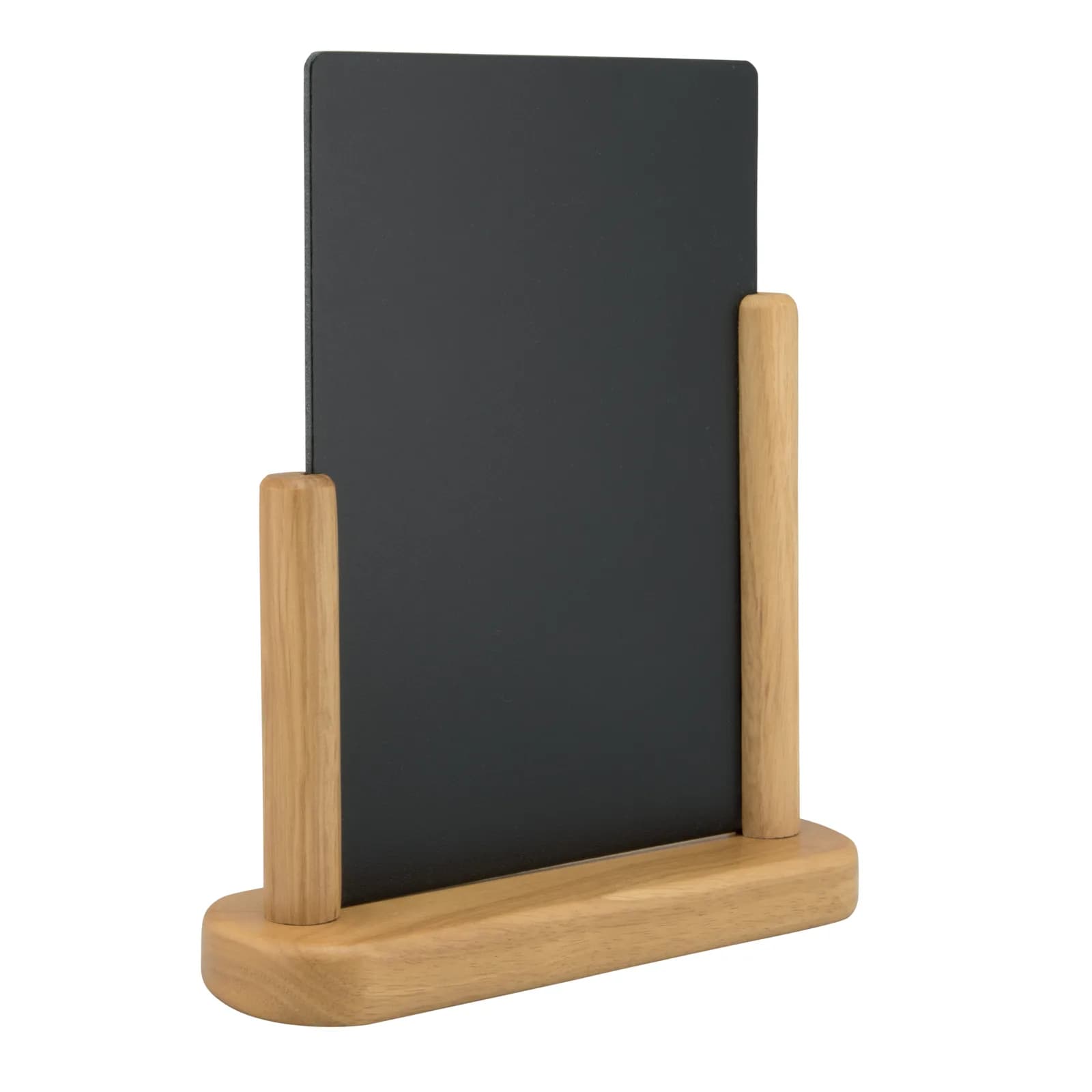 Securit® Tisch-Menütafel Elegant Medium – Holz Teakholz lackiert – 15x21cm