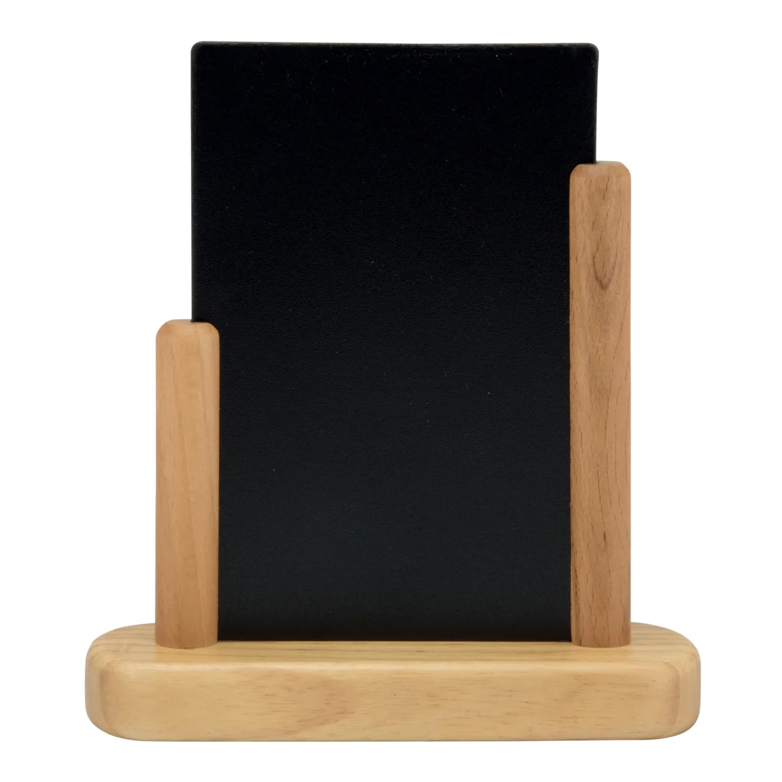Securit® Tisch-Menütafel Elegant Medium – Holz Teakholz lackiert – 17x16cm