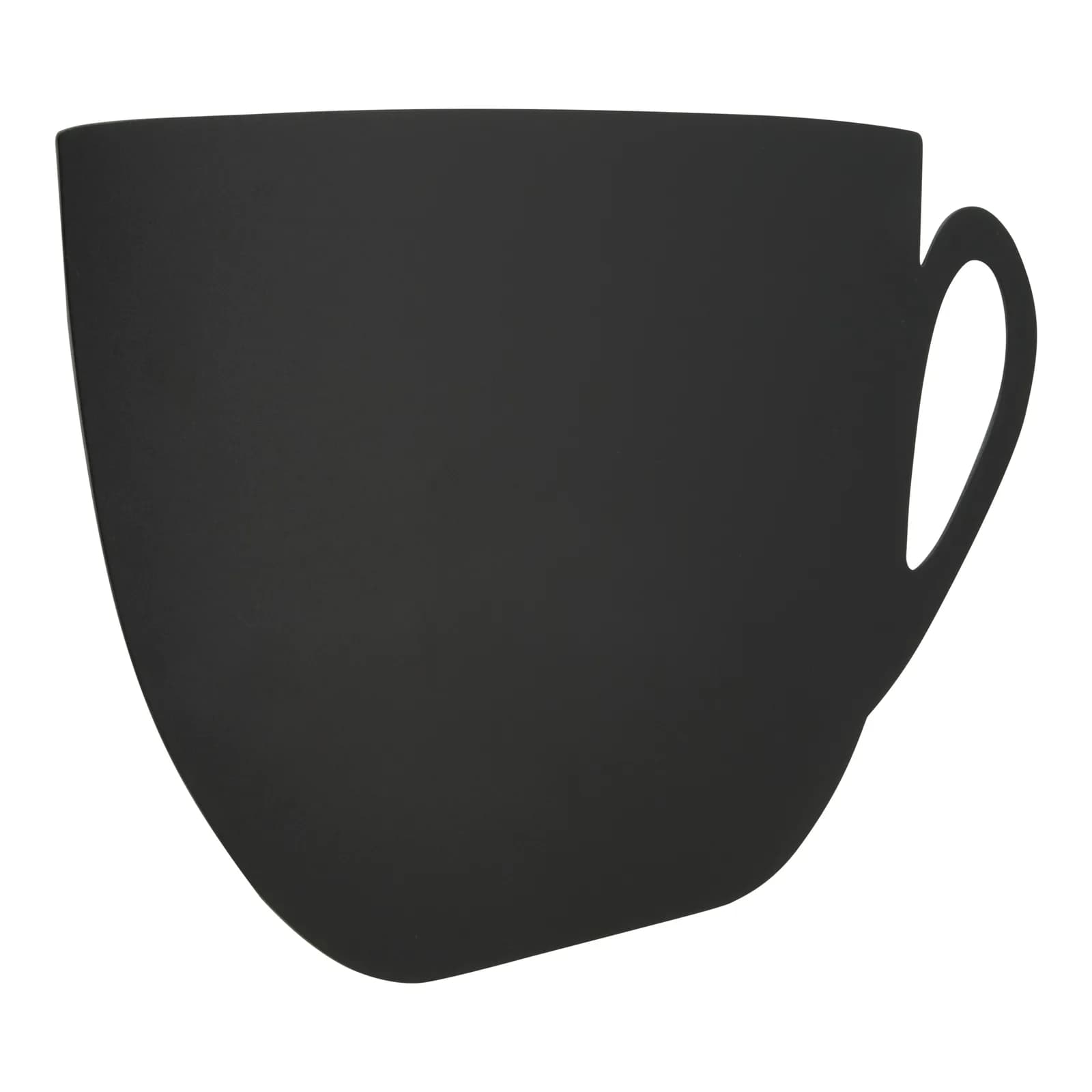 Securit® wandkrijtbord koffiekop-silhouet – krijtstift en klittenband meegeleverd – laatste editie