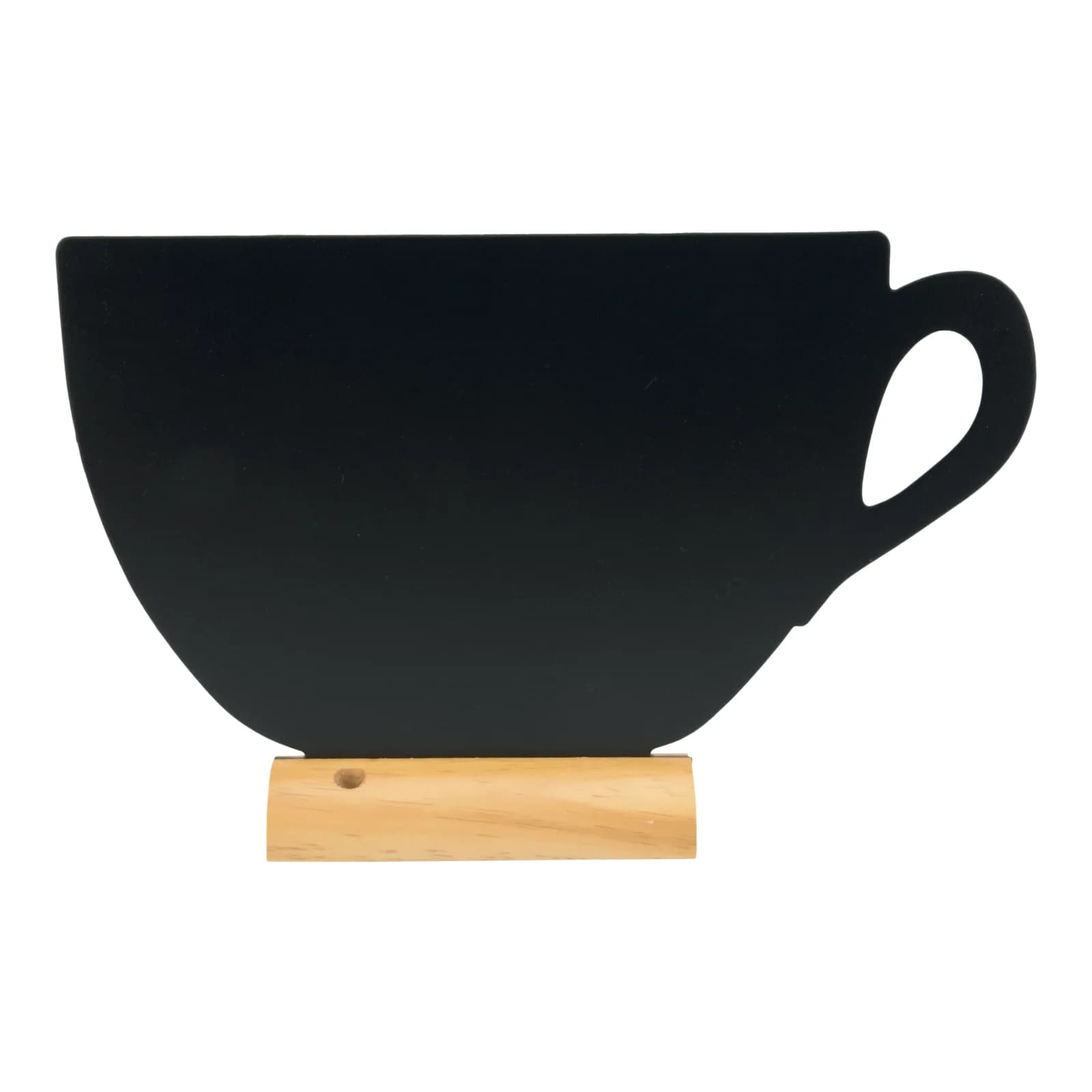 Securit® Silhouette Tafel “Tasse” - Holzsockel, mit Kreidestift