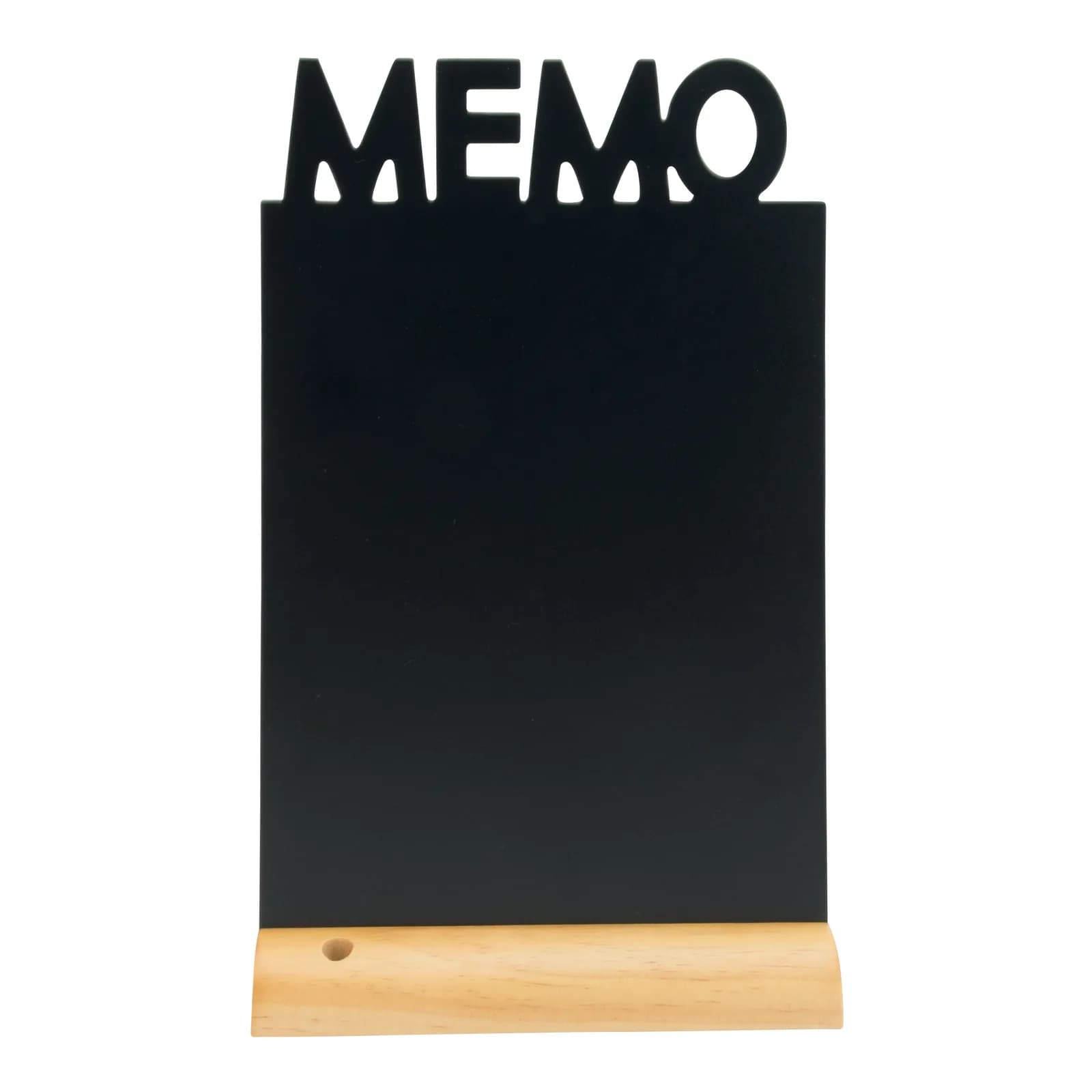 Securit® Silhouette Memo Tafel – Holzsockel – Kreidestift inklusive