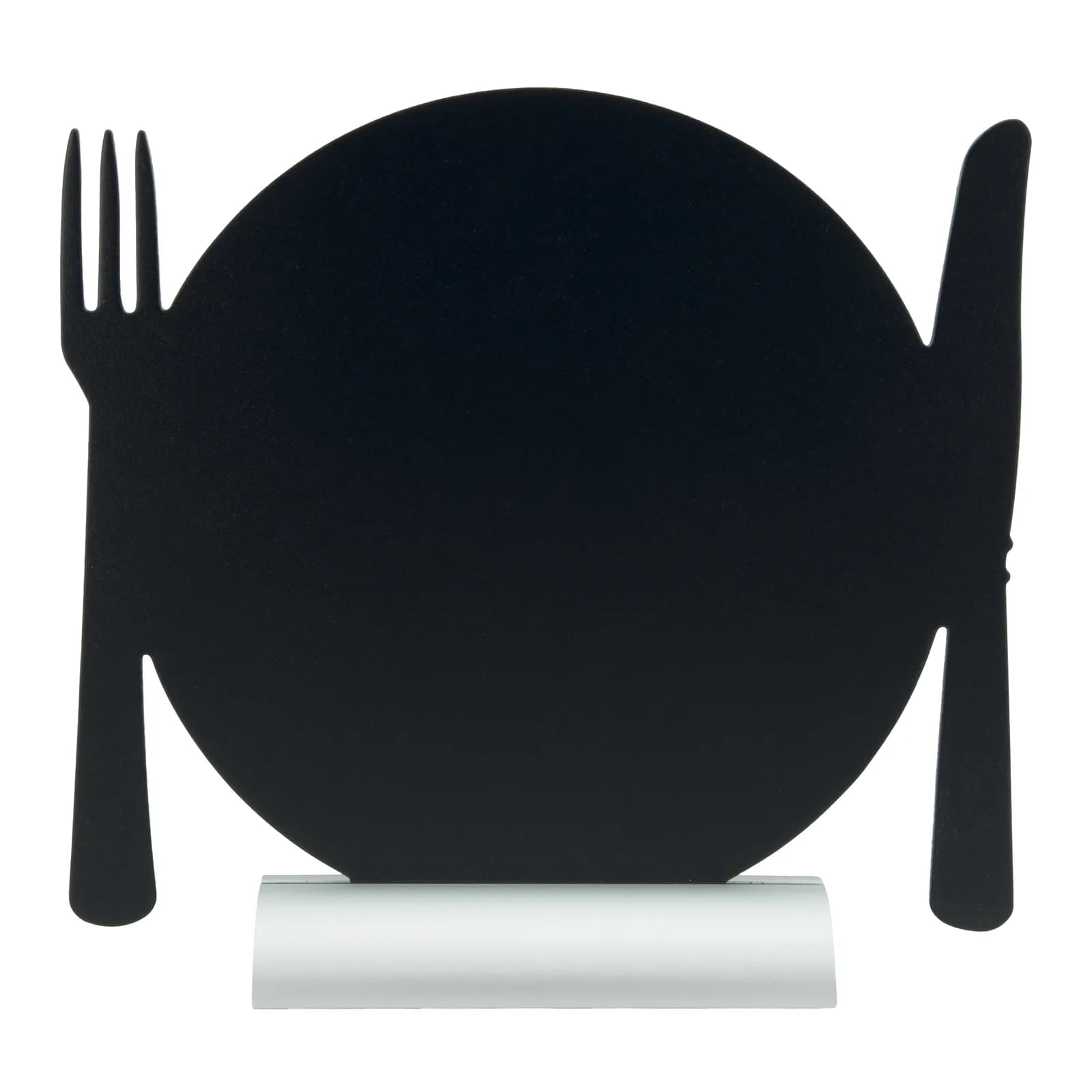 Securit® Silhouette Teller Tafel – Aluminiumbasis – Kreidestift inklusive