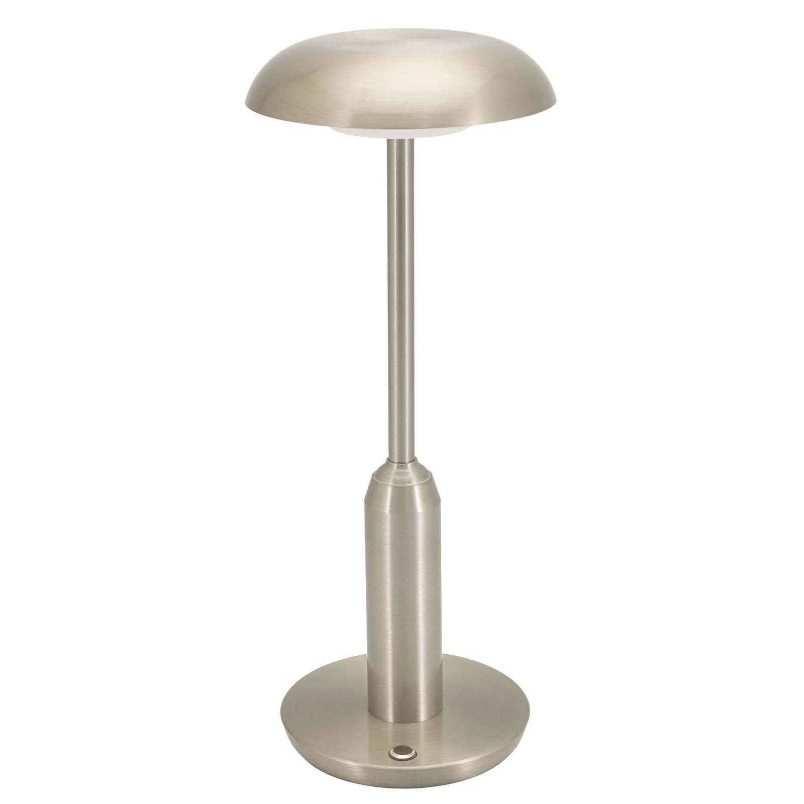 Montandor® Kabellose LED-Tischleuchte "Dubai" - Silber - Innen-/Außenbereich