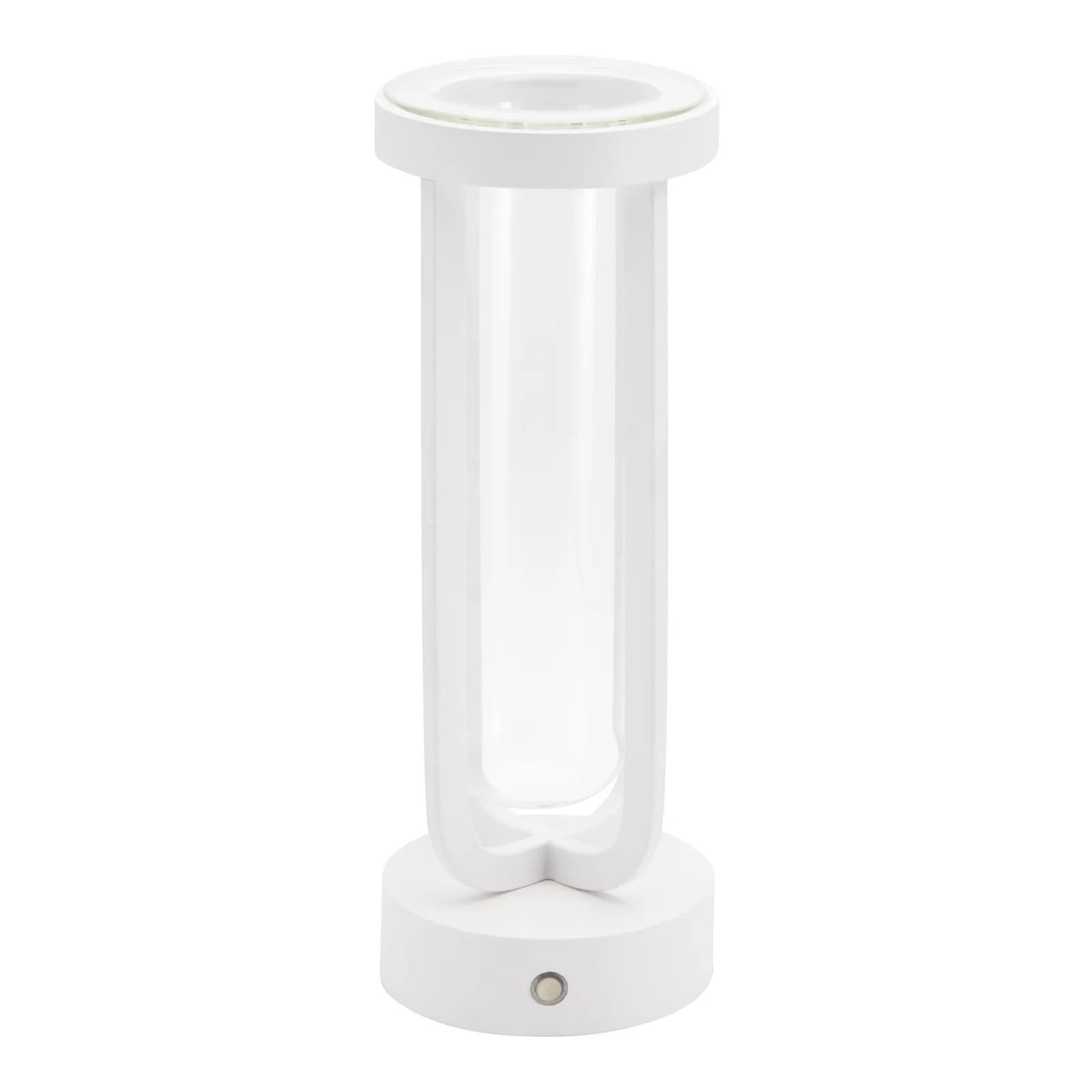 Securit® Florence snoerloze led-tafellamp — wit vaasontwerp voor restaurant, bar en hotel
