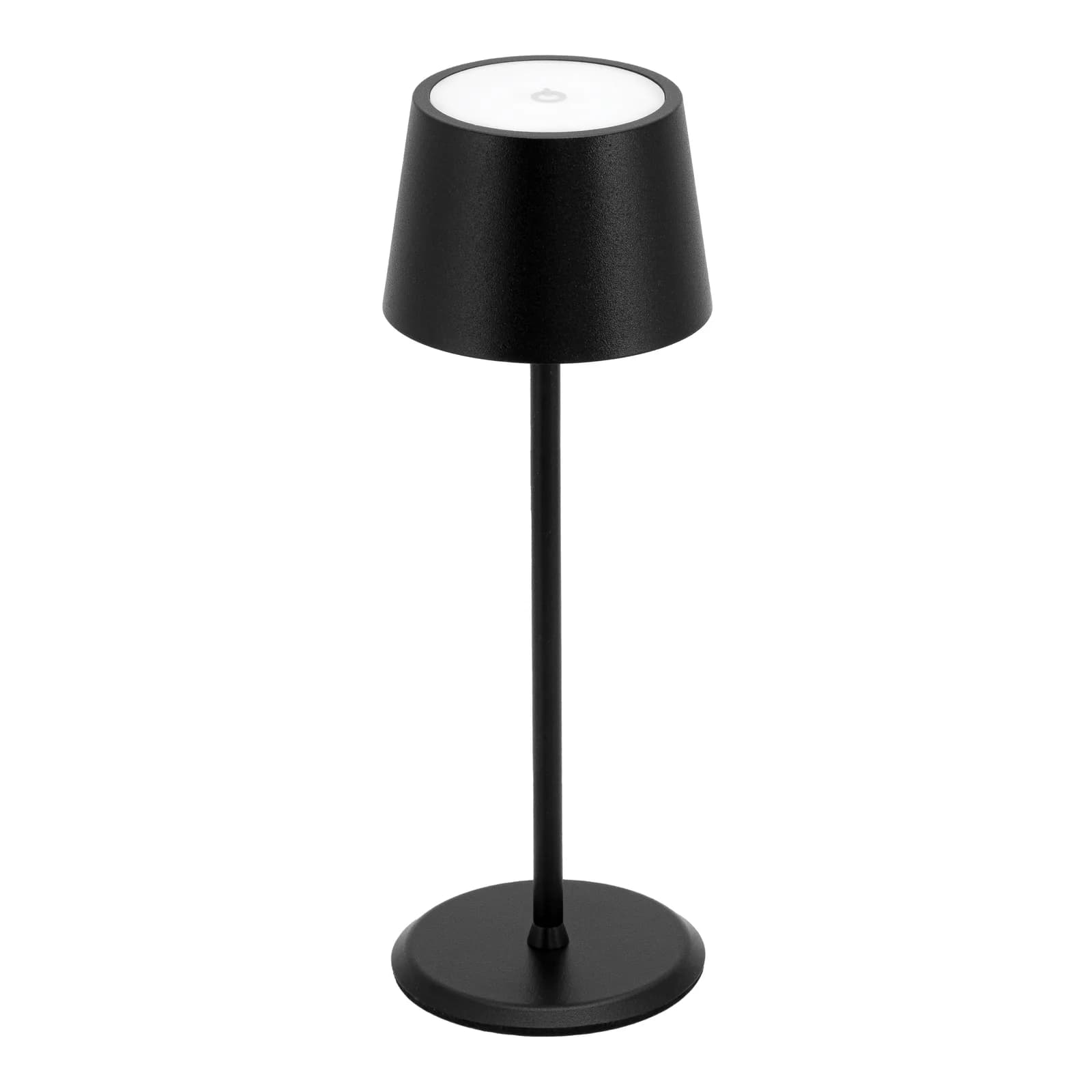 Securit® Monte-Carlo draadloze led-tafellamp — zwart — binnen/buiten met magnetische laadkabel