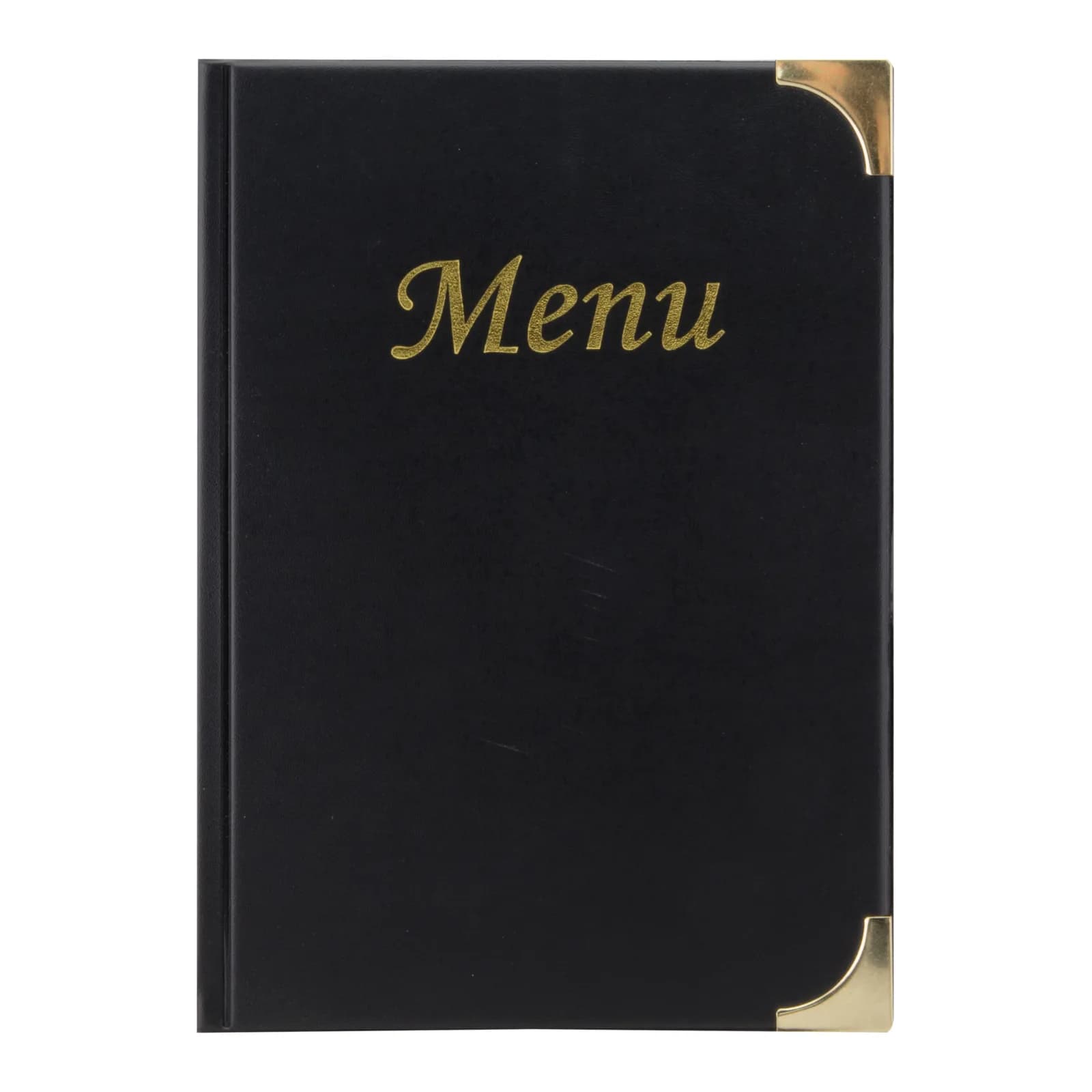 Securit® Protège-menu A5 "Basic" - Noir - 4 vues