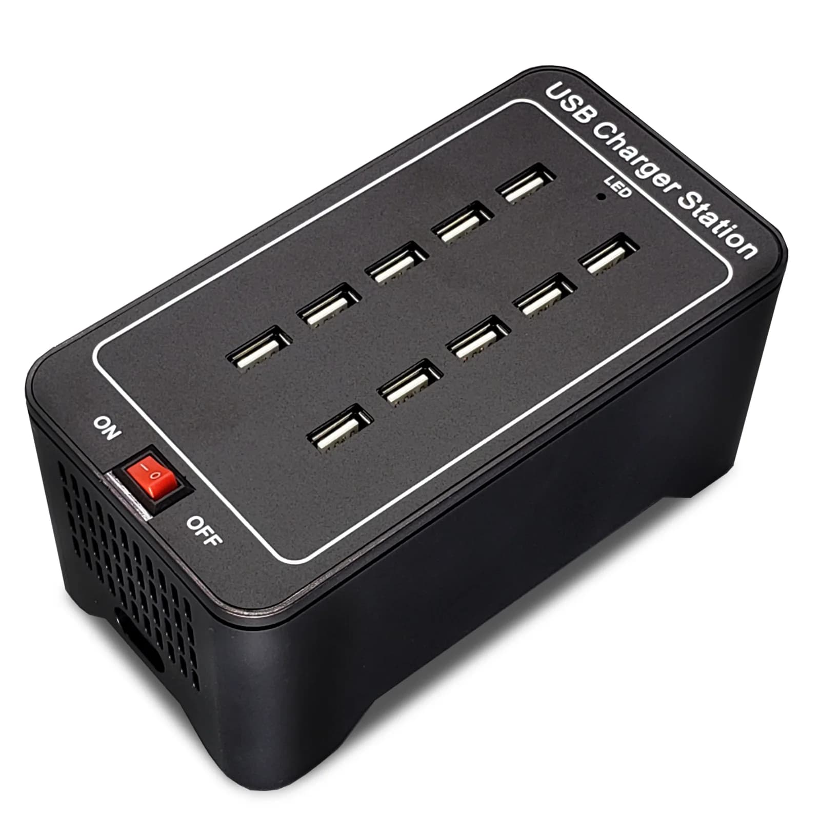 Securit® LED Multi-Ladegerät USB, 10 Geräte gleichzeitig