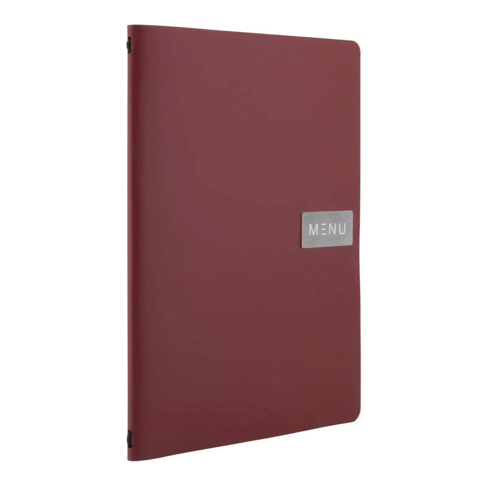 Securit® Carta menú 100% cuir aglomerat burdeus Royal A4, 1 insert (4 vistes)