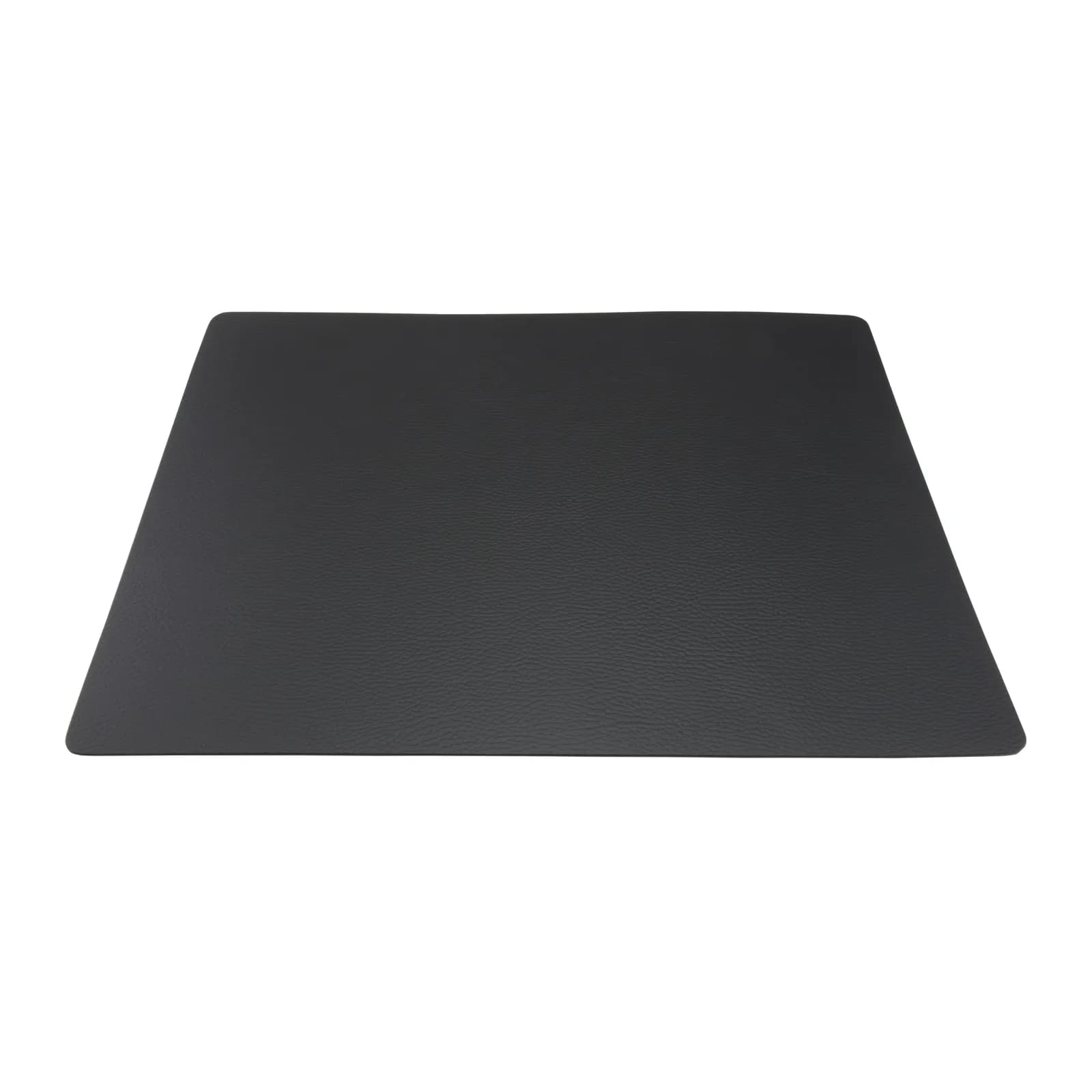 Securit® Set de table "Leather" - Noir - Ligne "Raw" - 100% cuir écologique
