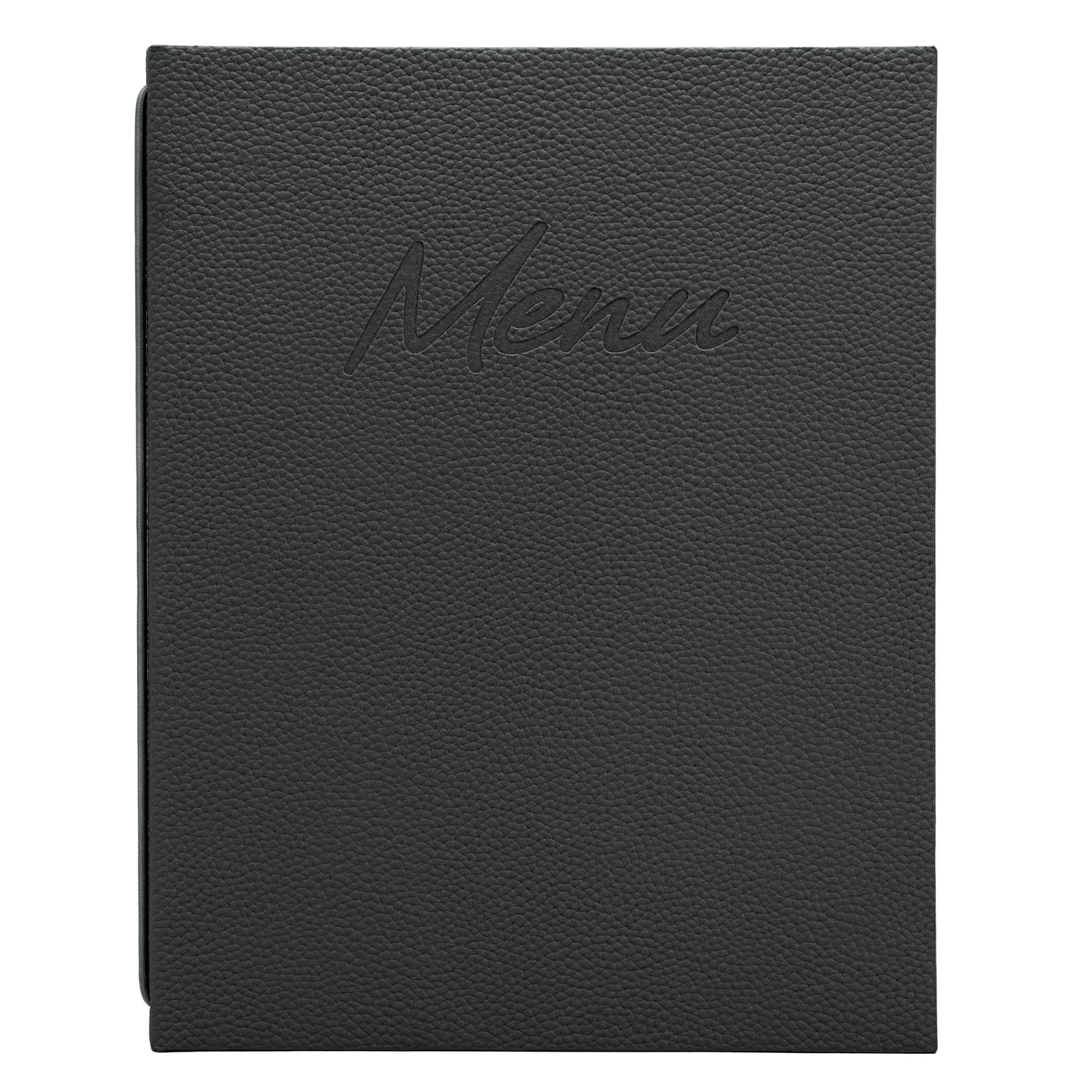 Securit® Menüschutz A4 "Signature" - Schwarz - 4-teilig