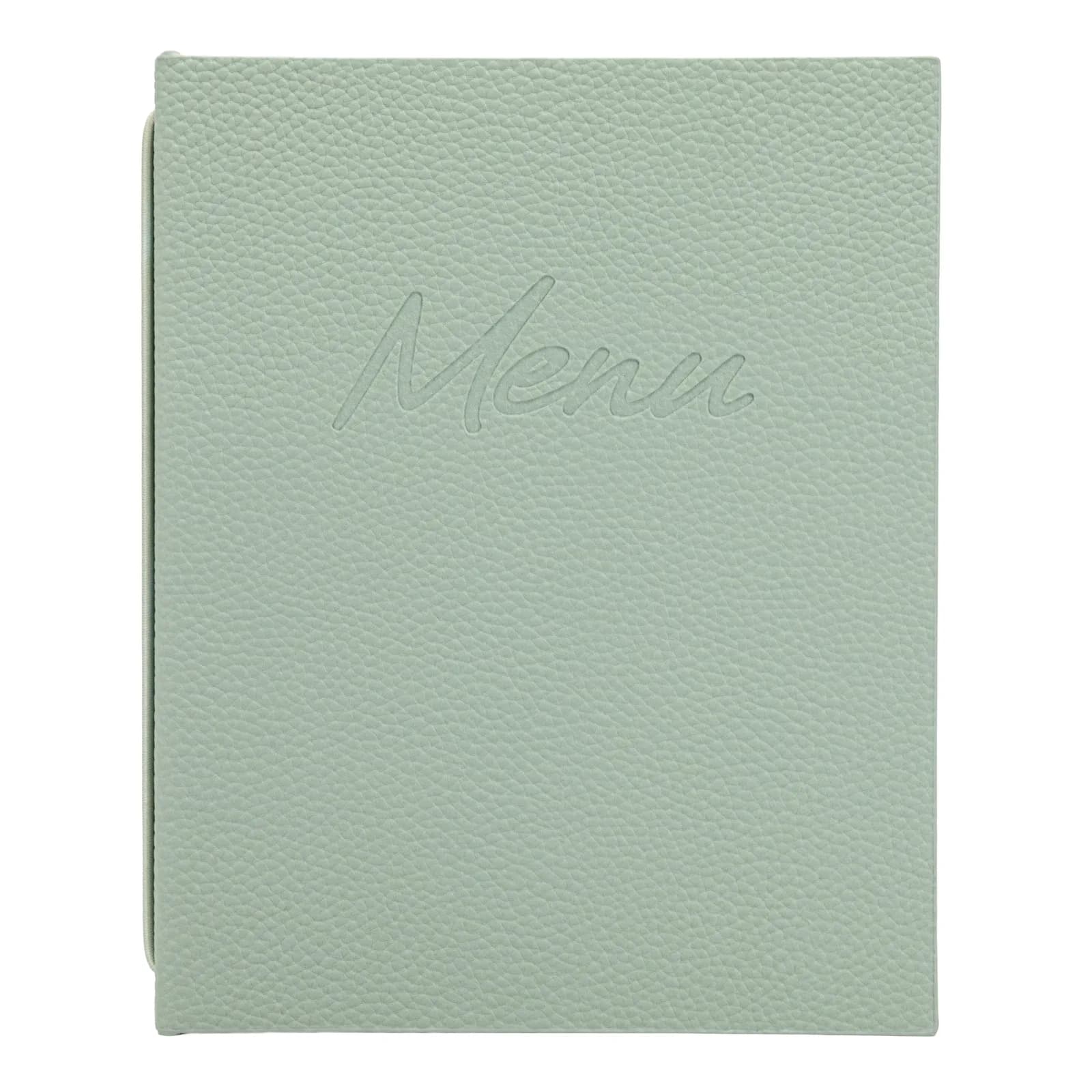 Securit® Protège-menu A5 "Signature" - Vert - 4 vues