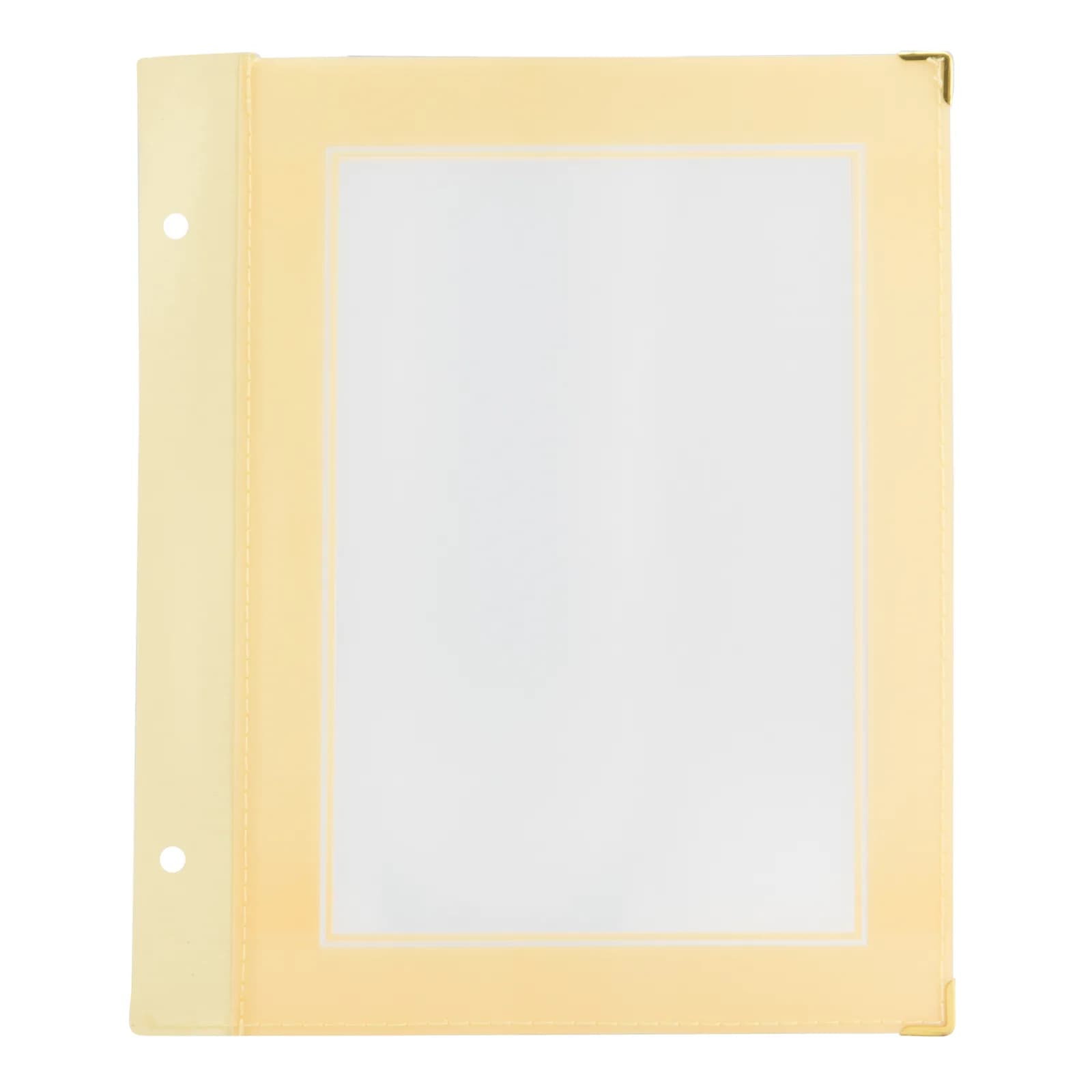 5x Holz-Einsätze A5 Beige/Elfenbein