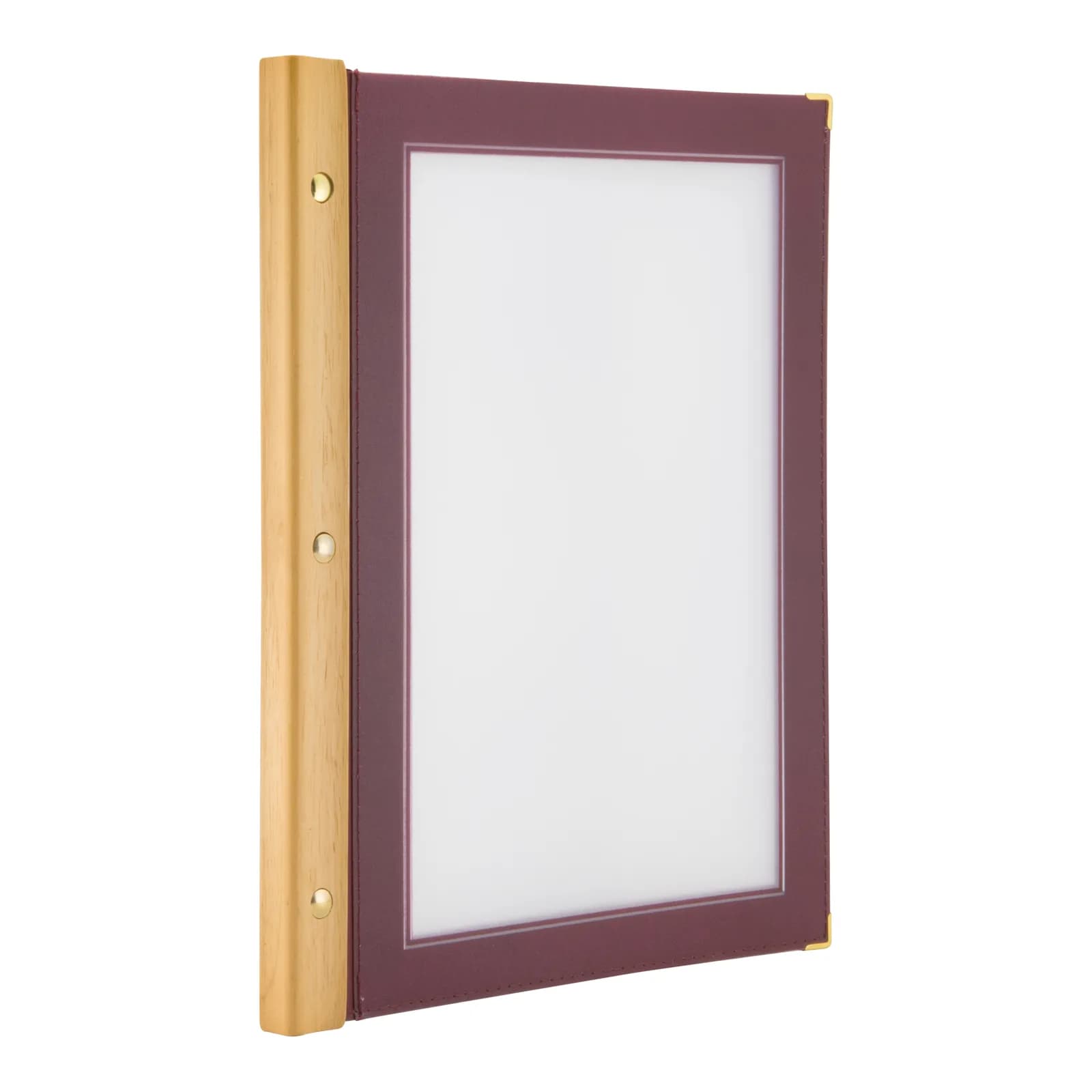 Securit® Wood Speisekarte A4 mit 2 doppelseitigen Einsätzen