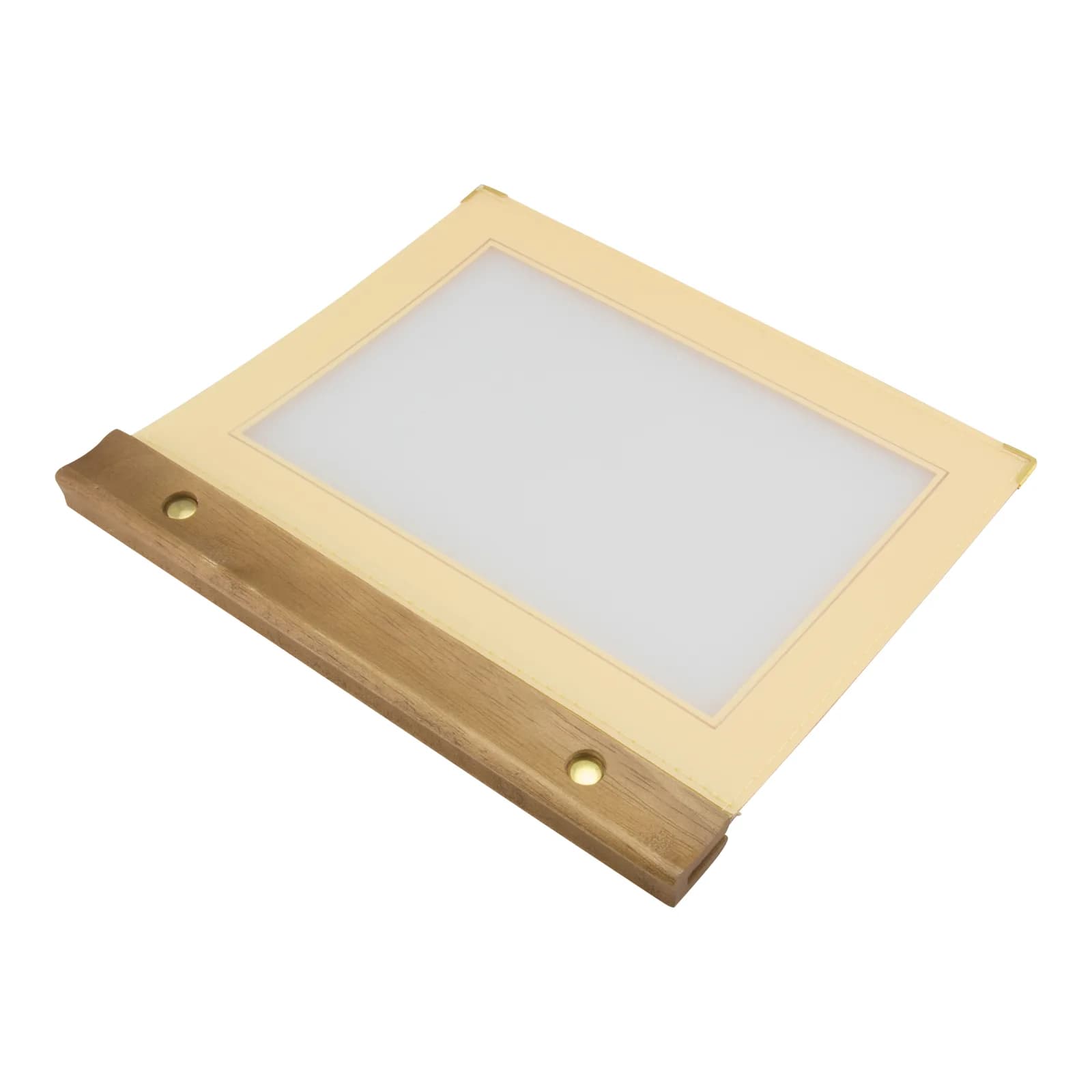 Securit® Menükarte Holz A5 Beige/Elfenbein