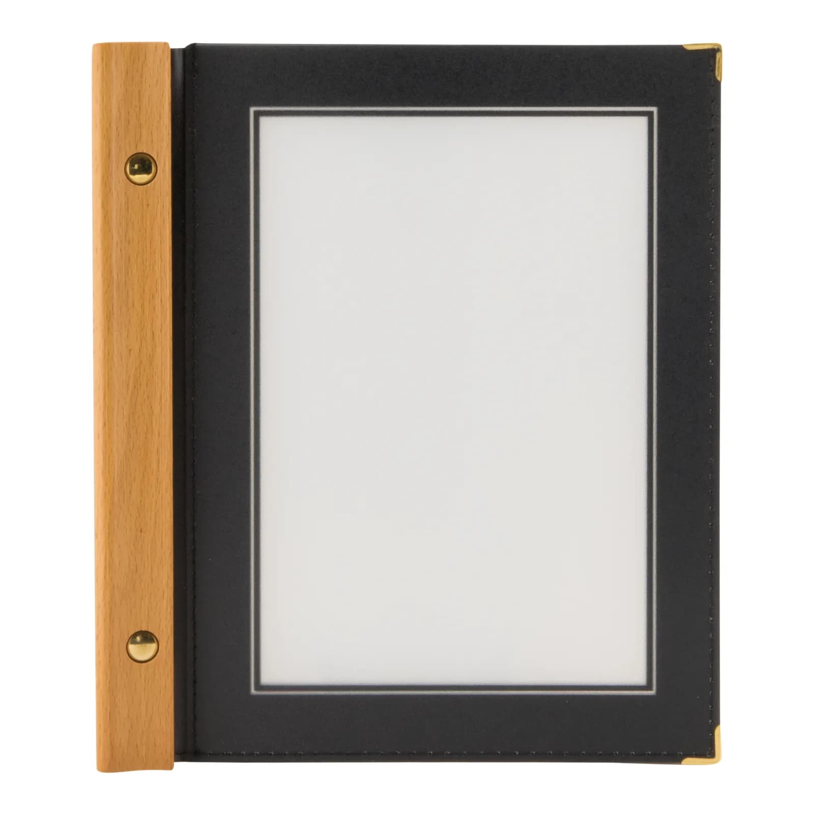 Securit® Wood Speisekarte A5 mit 2 doppelseitigen Einsätzen