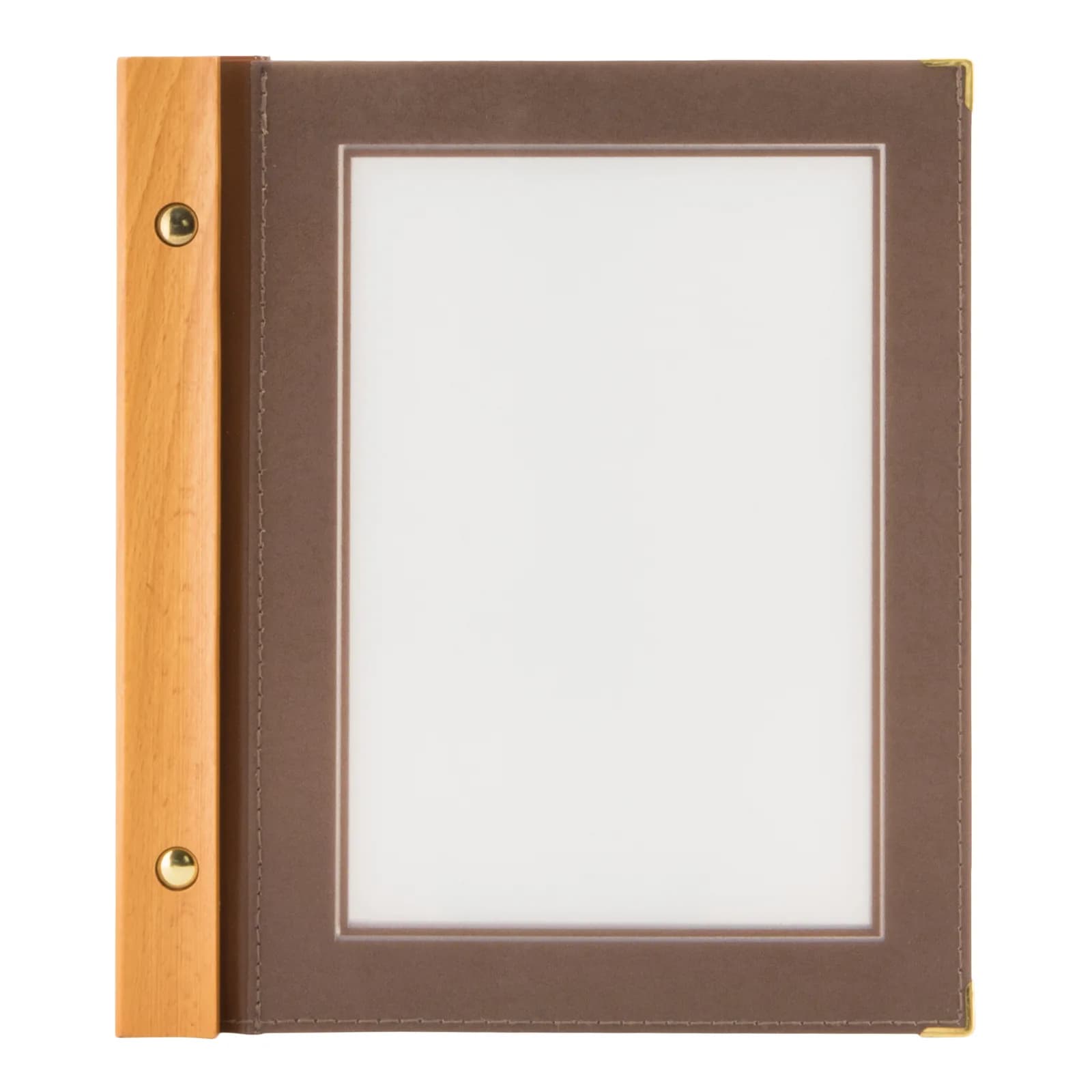 Securit® Wood Speisekarte A5 mit 2 doppelseitigen Einsätzen