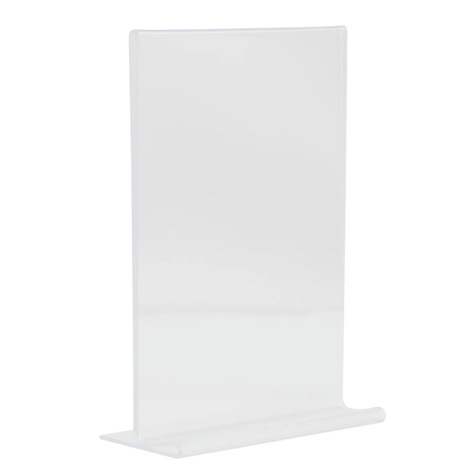 Securit® Vertikaler Acryl-Tischaufsteller, transparent, A6