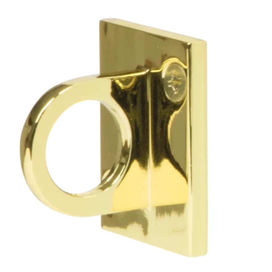 Securit® Wandhalter für klassisches Seil – Gold – Befestigungskit enthalten