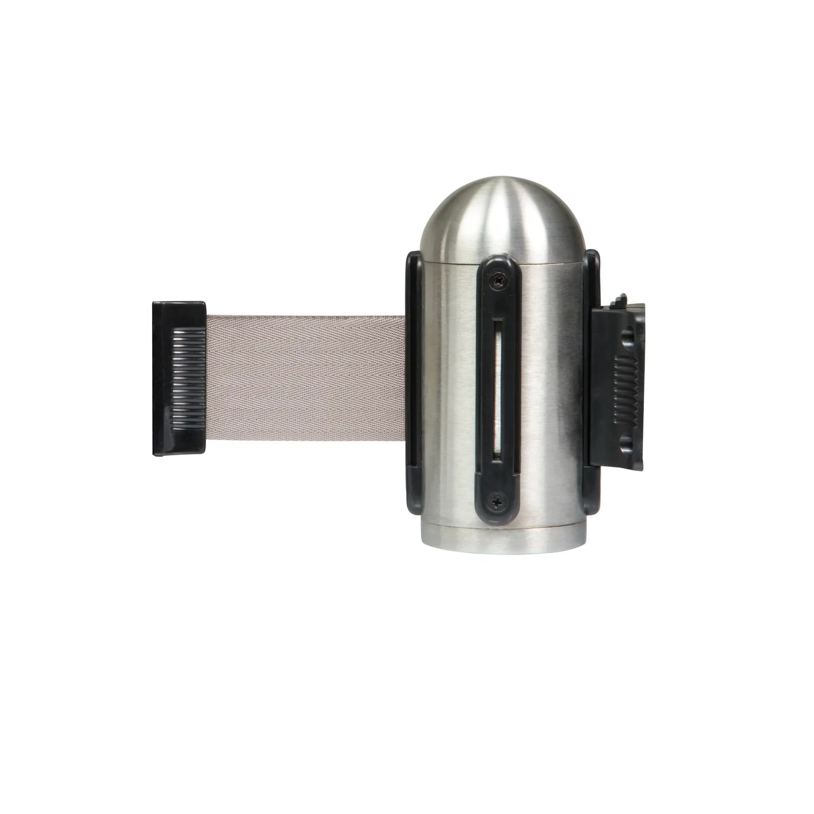 Securit® Wandhalter Ausziehbares Seil Grau - Edelstahl - Wandbefestigung inkl. - 210cm