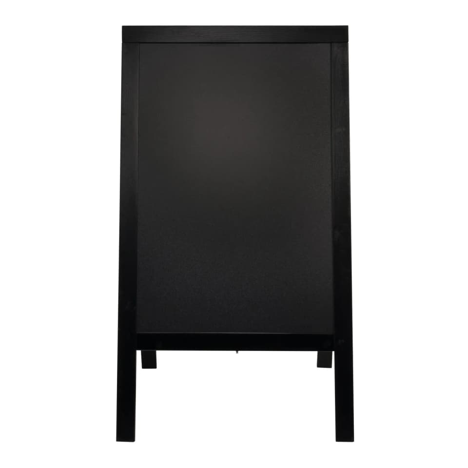 Securit® Gehwegschild Sandwich Kiefer, Schwarzfinish, 70×120cm