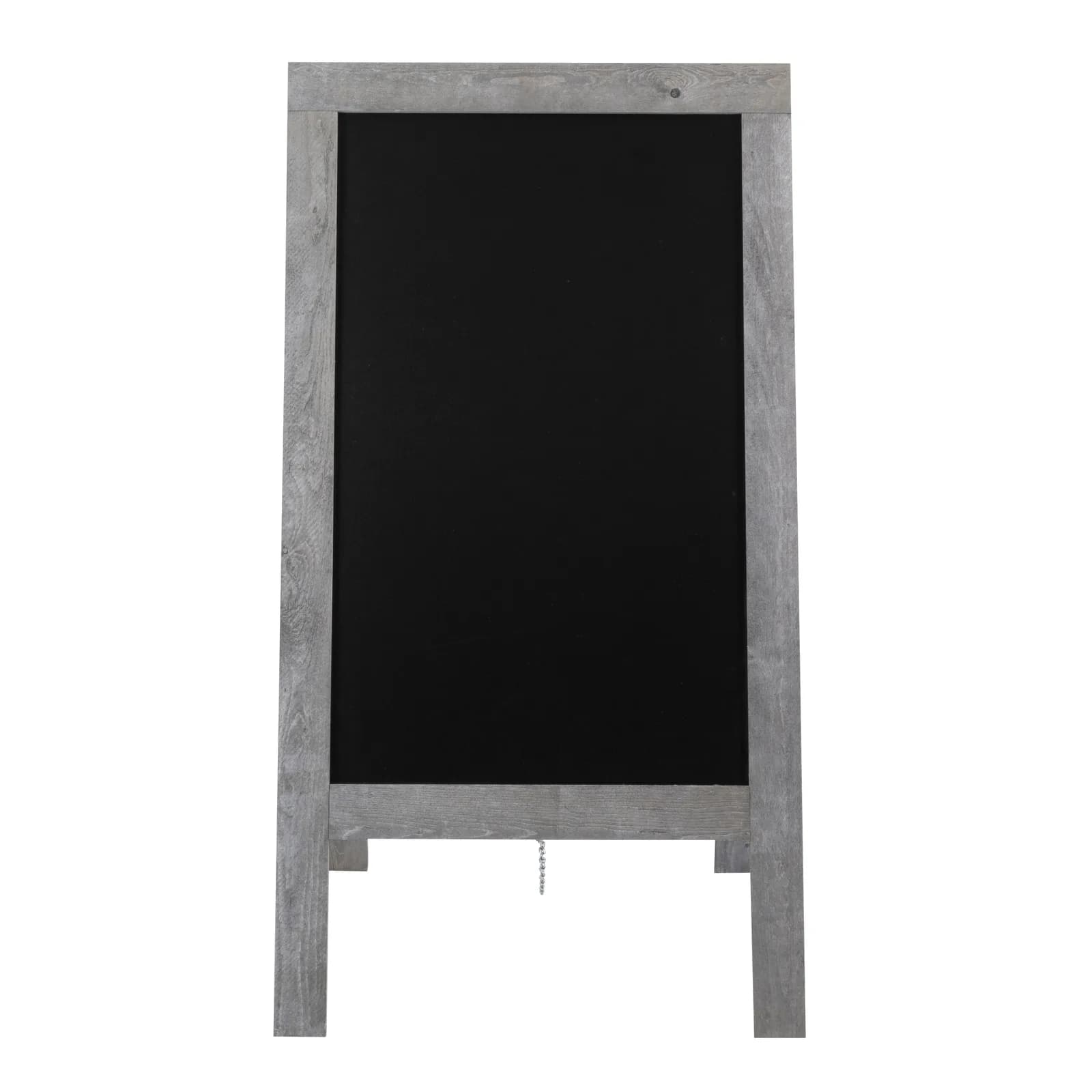 Securit® Gehwegschild Sandwich Buche massiv, Hellgrau, 70×135cm
