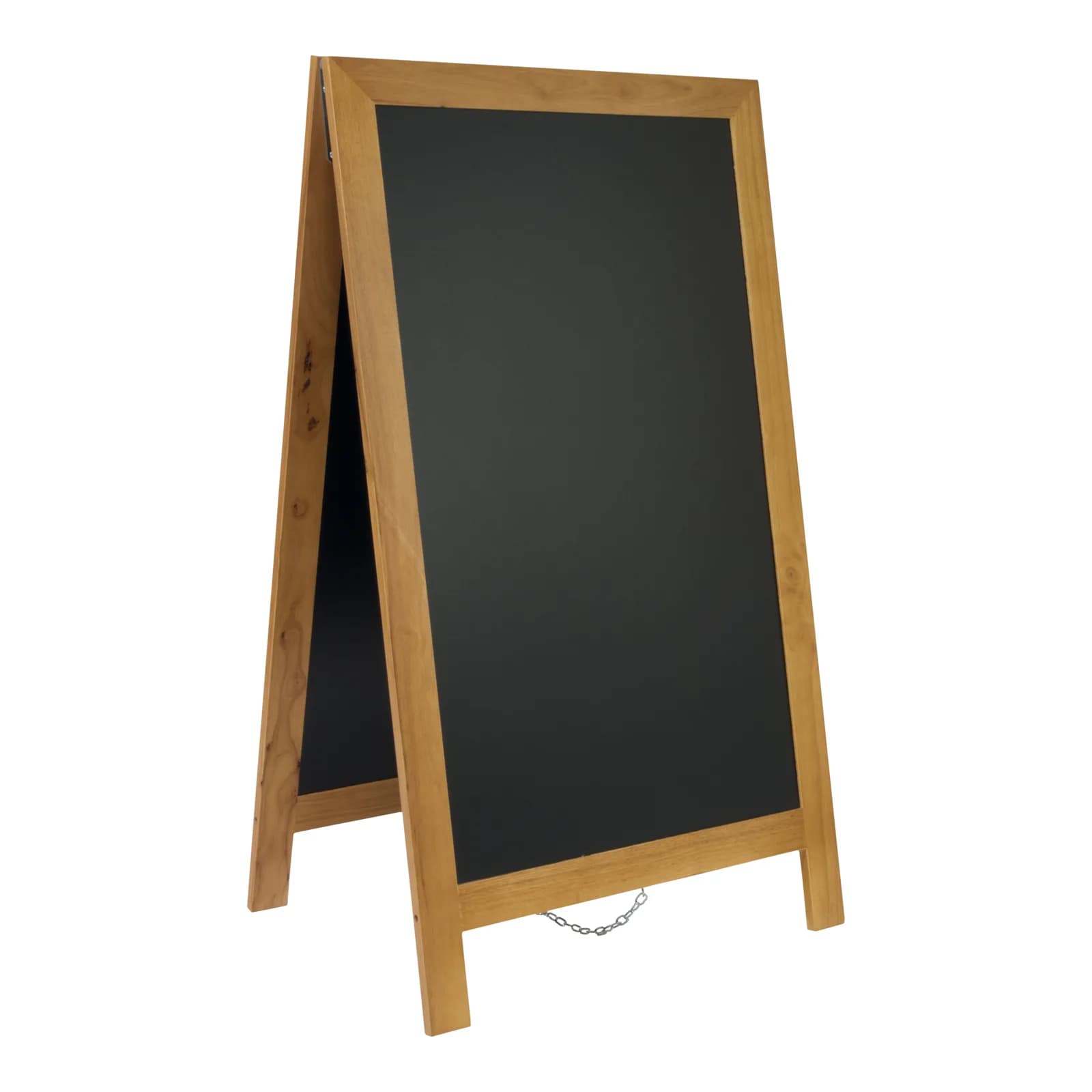 Securit® Gehwegschild Sandwich Hevea, Teakfinish, 70×135cm