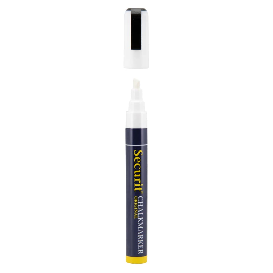 Securit® Flüssigkreidemarker Weiß 2-6 mm