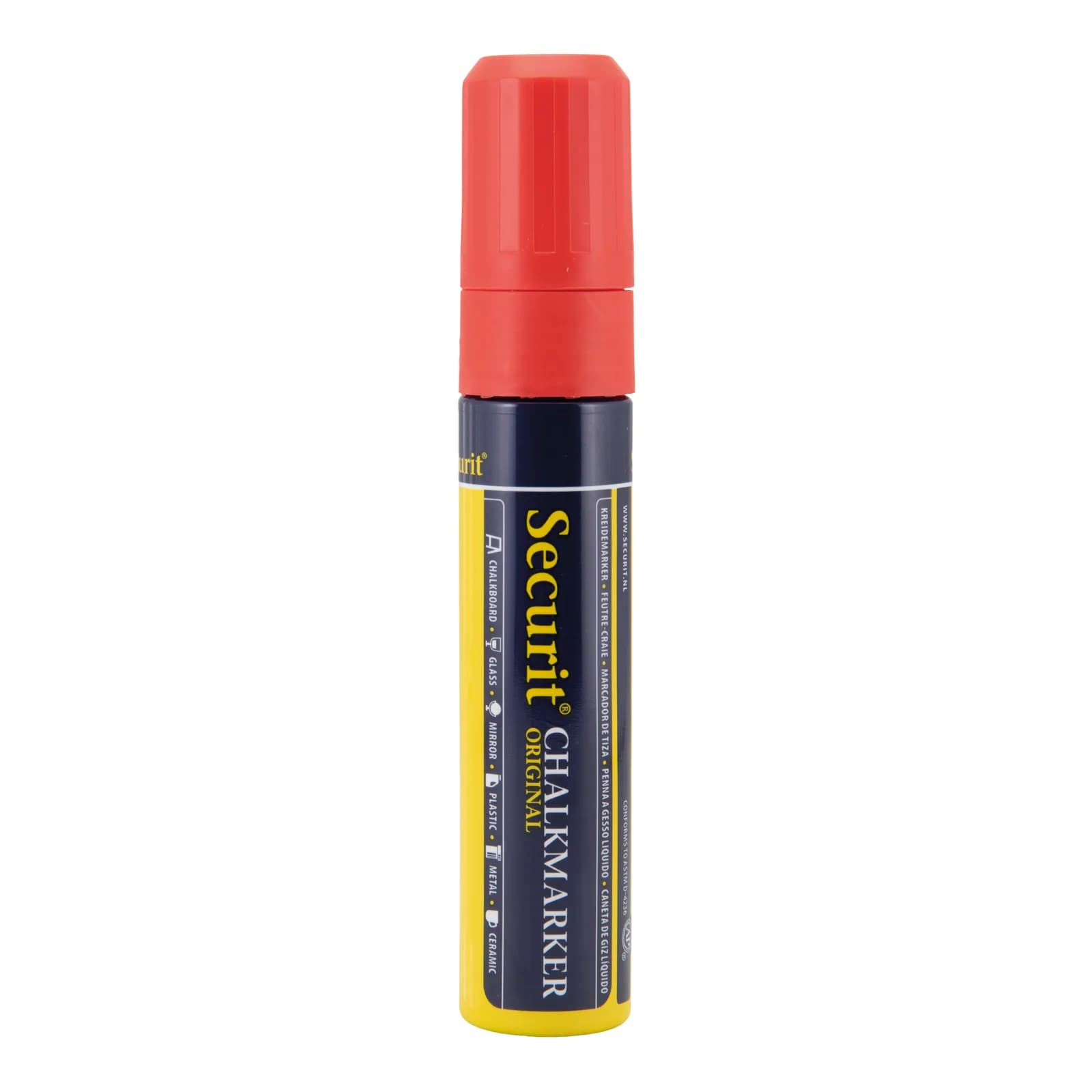 Securit® Flüssigkreidemarker rot - groß 7-15 mm