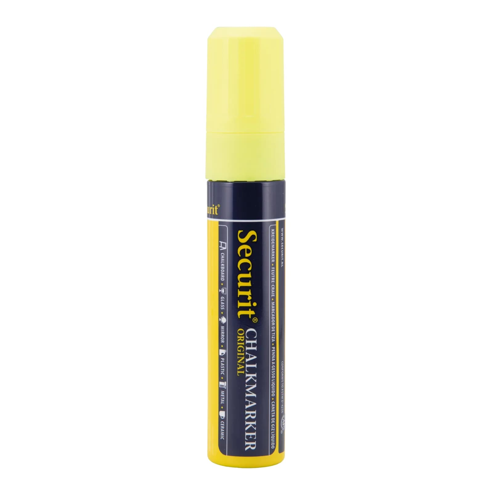 Securit® Flüssigkreidemarker gelb - groß 7-15 mm