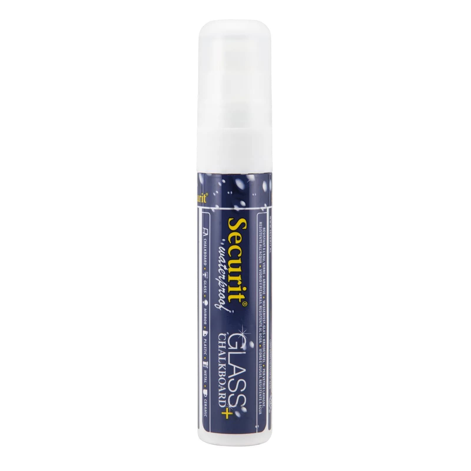 Securit® Wasserfeste Kreidemarker, 2er Set - Stiftspitze 7-15 mm