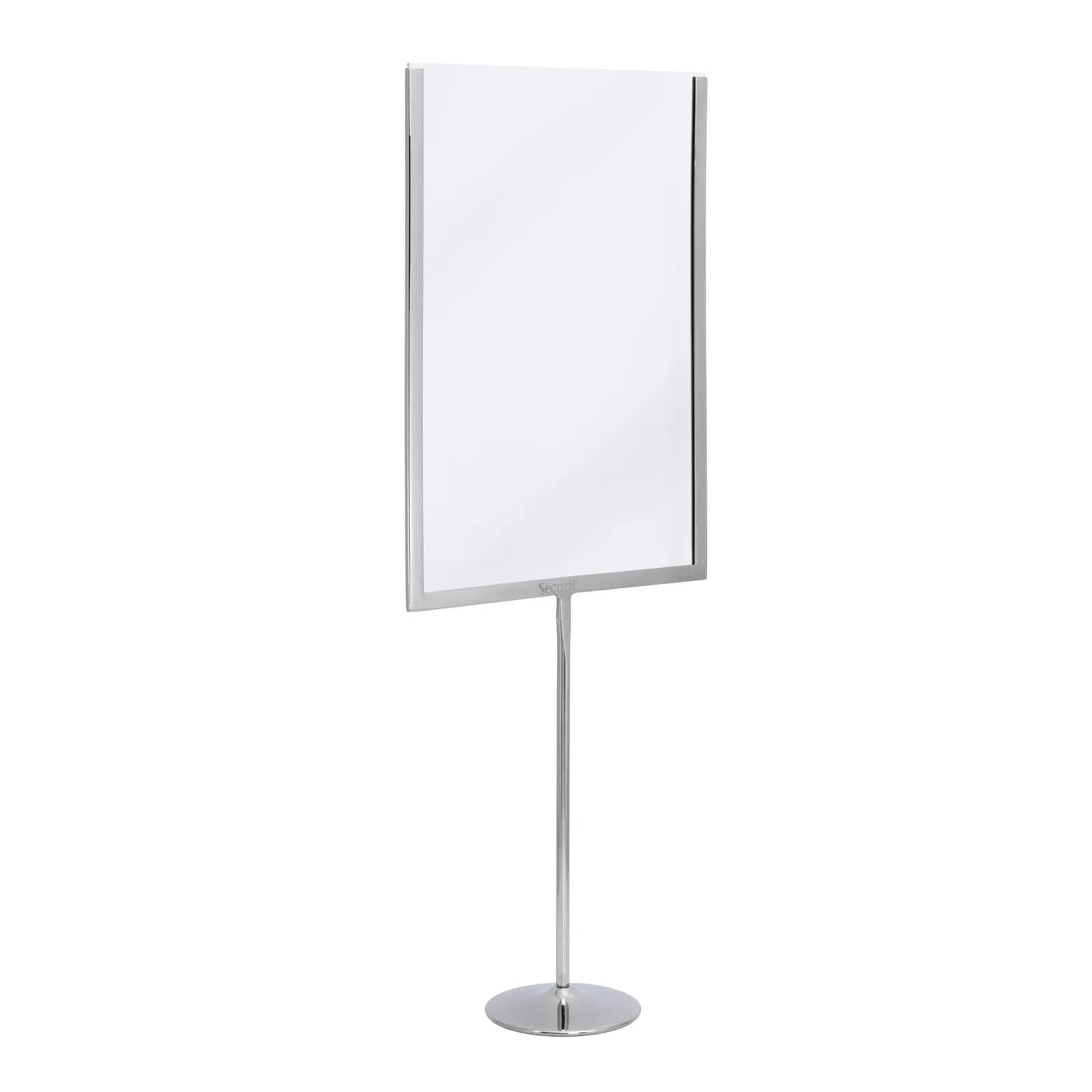 Securit® Menü-Halter Edelstahl A4