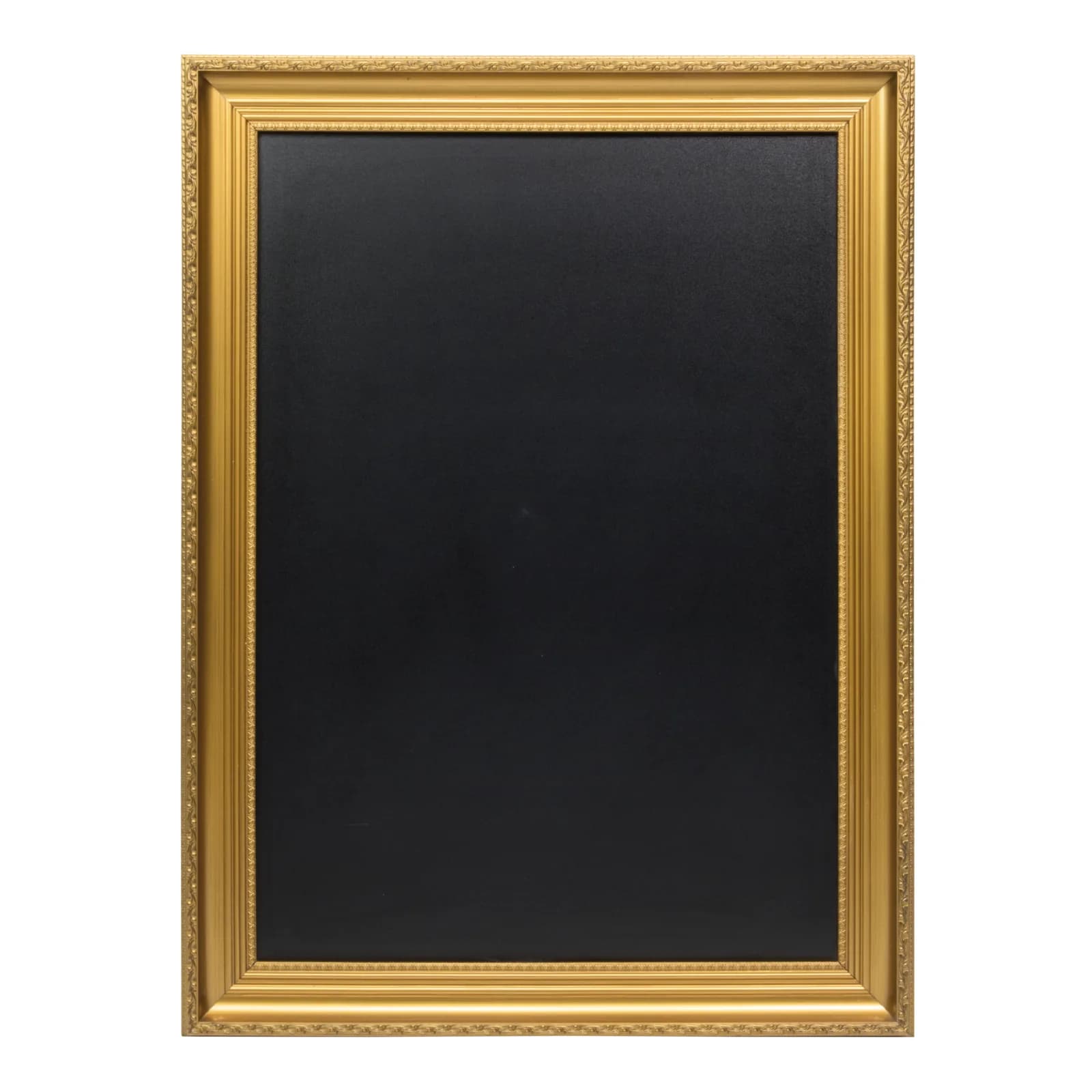 Securit® Kreidetafel Gold, gravierter Rahmen – 75×100cm