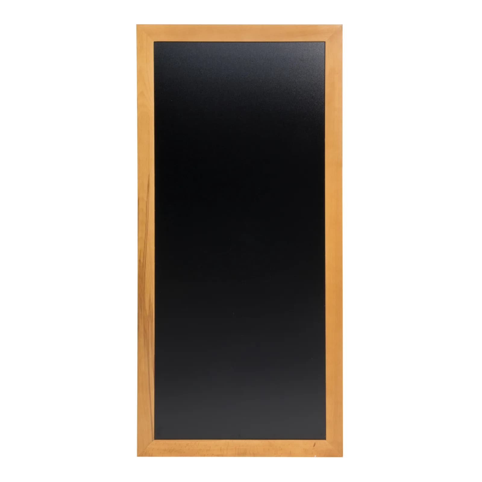 Securit® Ardoise murale "Long" - Bois finition teck laqué - Kit de montage inclus - 56x120cm