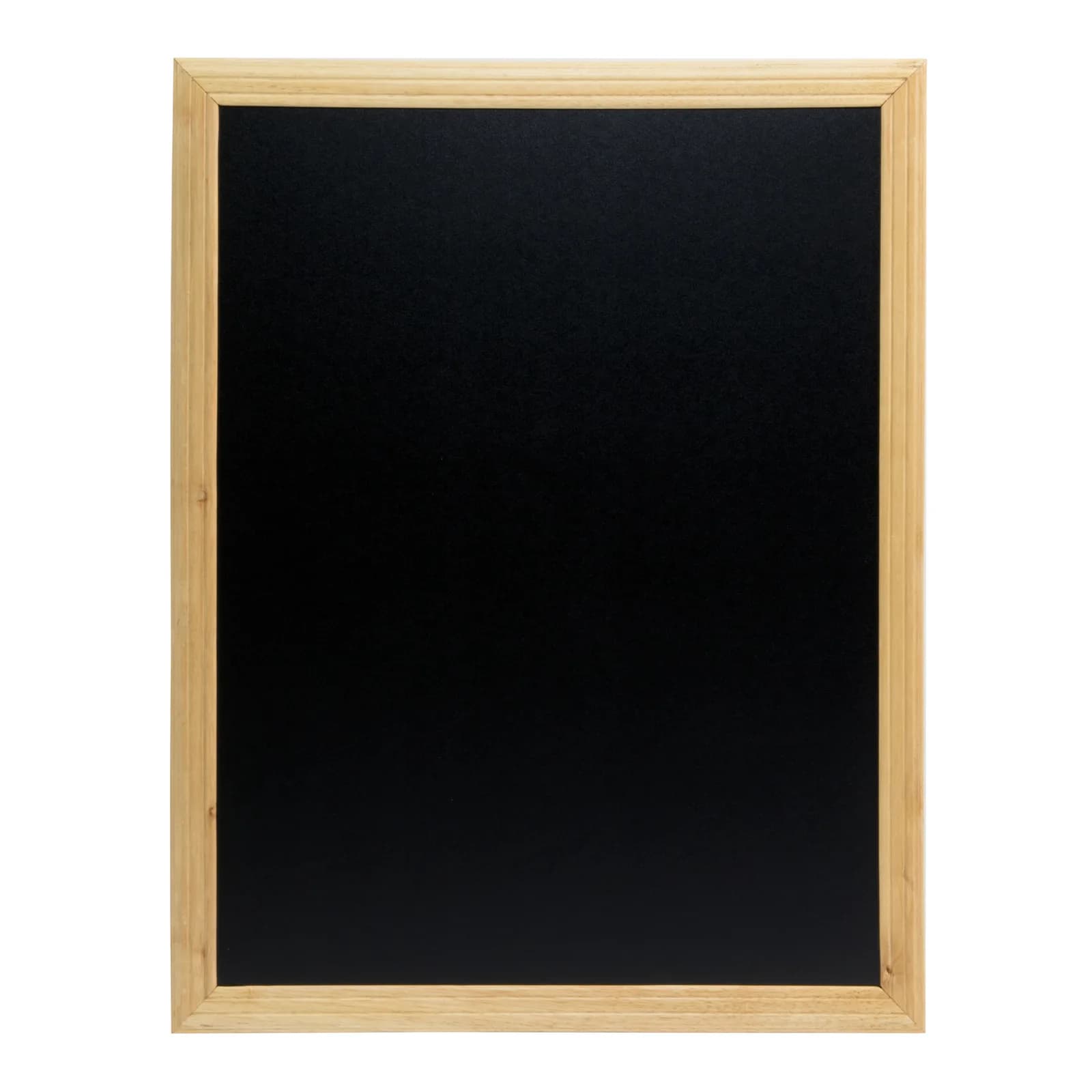Securit® Universal wand-krijtbord — beukenafwerking 70 × 90 cm — uitlopend model