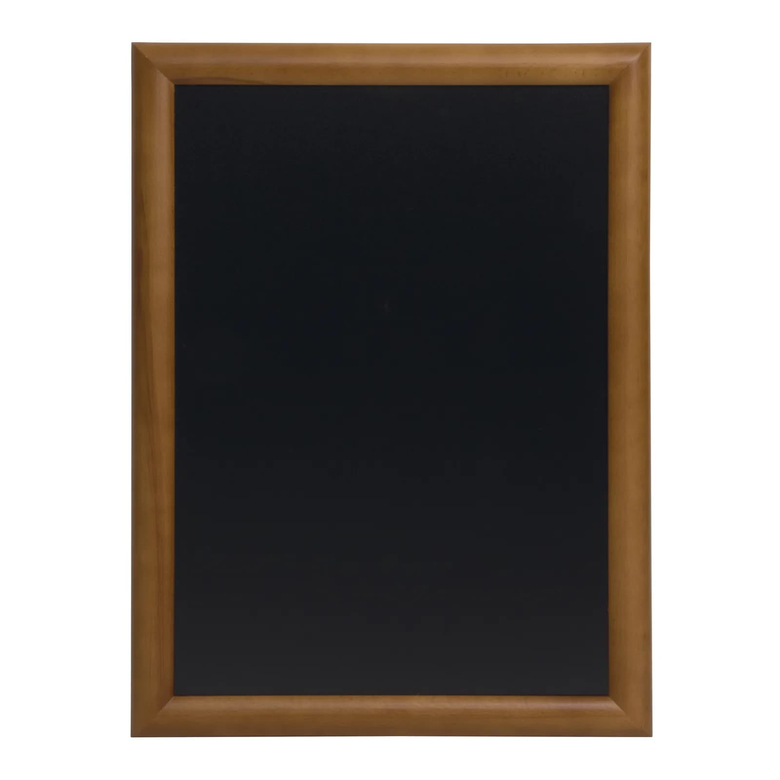Securit® Ardoise murale "Universal" - Bois finition marron foncé laqué - Kit de montage inclus -70x90cm