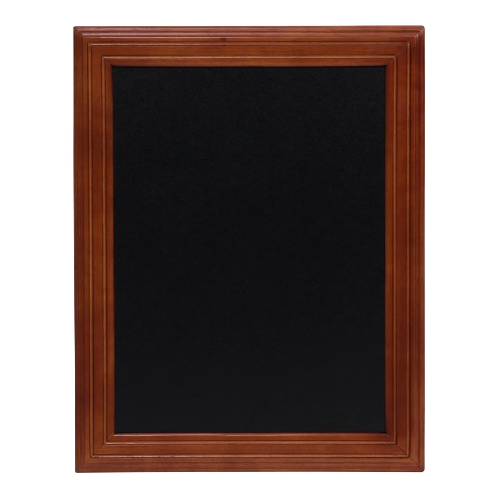 Securit® Universal mahonie wand-krijtbord 40 × 50 cm — gelakt houten kader — einde reeks