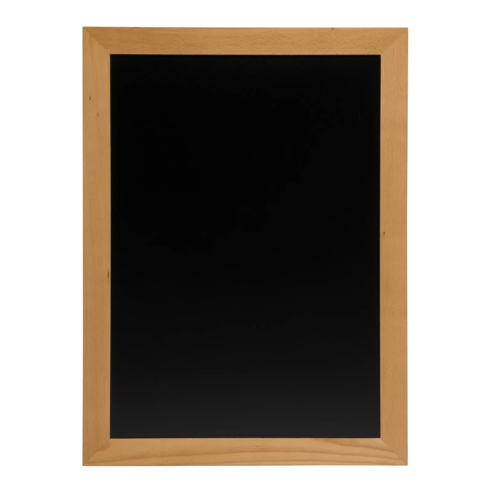 Securit® Ardoise murale "Universal" - Bois finition teck laqué - Kit de montage inclus - 60x80cm