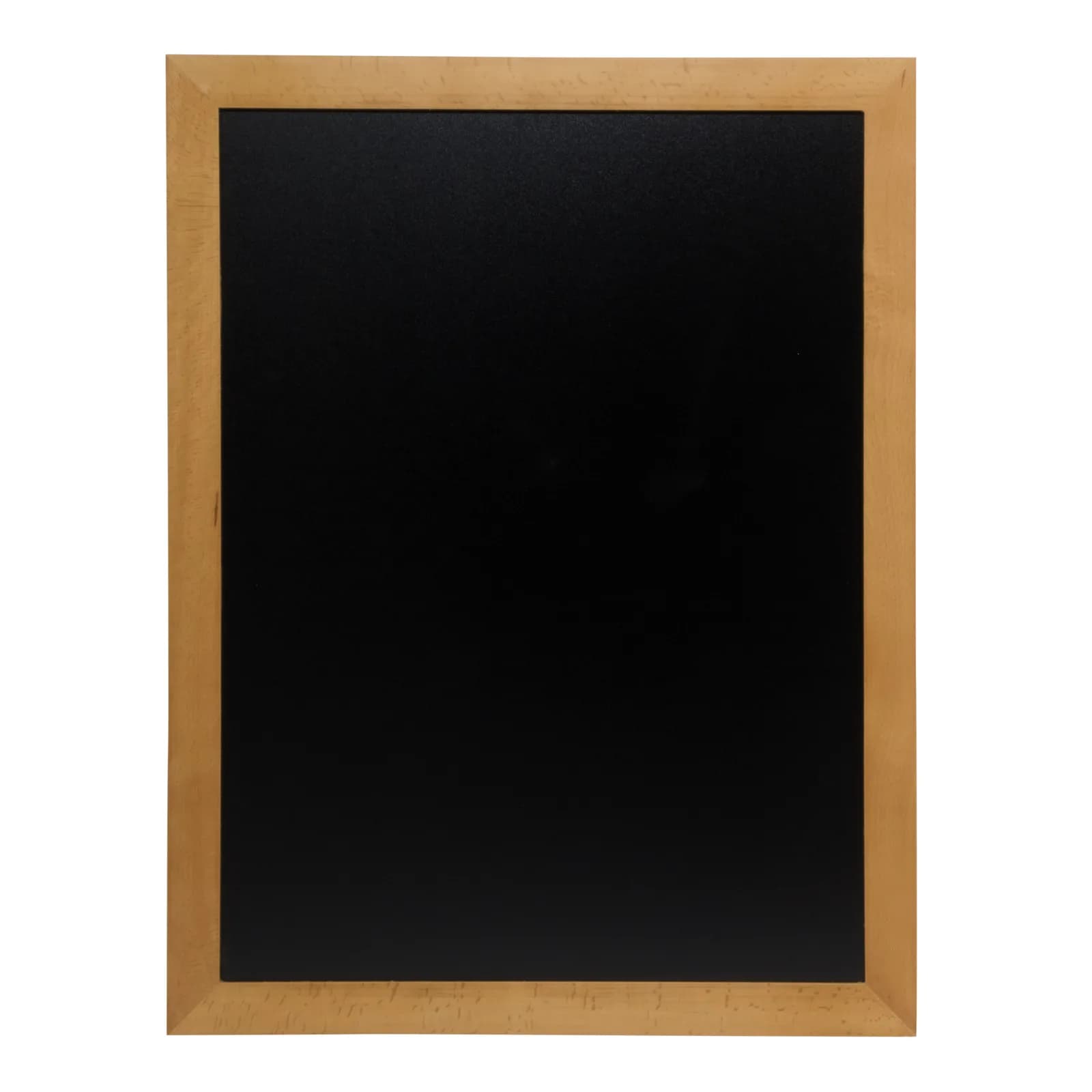 Securit® Ardoise murale "Universal" - Bois finition teck laqué - Kit de montage inclus - 70x90cm