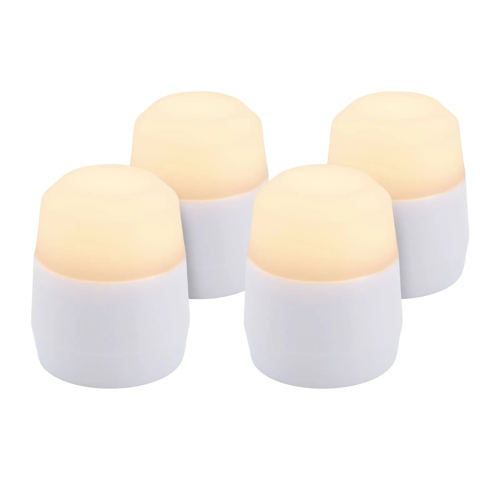 Securit® 4er Set LED-Kerzen Amsterdam - Weiß