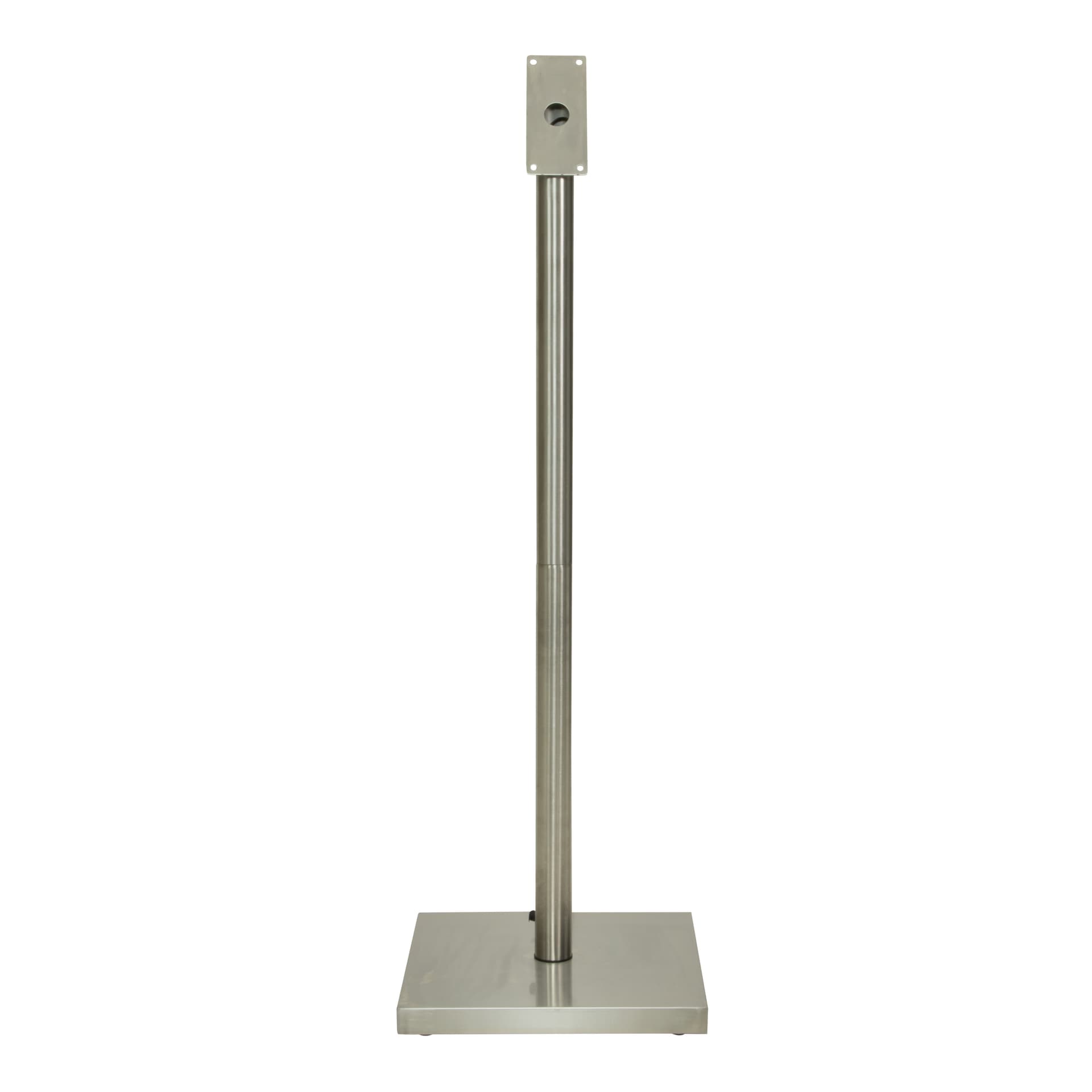 Securit® Insieme piede + base quadrata per espositore menu LED - acciaio inossidabile, 125 cm - Per MCS-4A4-WLDB e MCS-4A