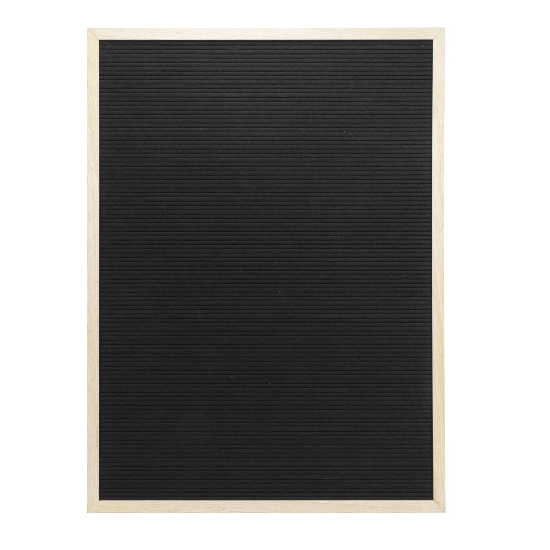 Securit® Tableau à lettres - 256 lettres, chiffres et icônes - Bois finition teck laqué - Kit de montage inclus - 60x80c