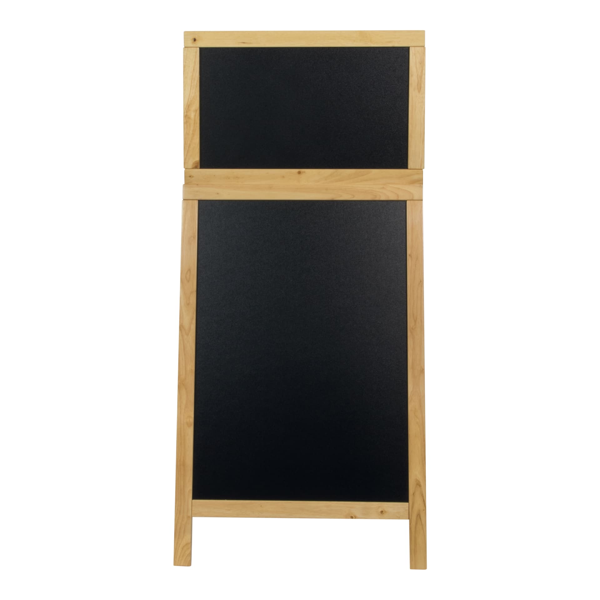 Securit® Panneau trottoir "Duplo-Top" - Hêtre - Bois finition hévéa laqué - 55x120cm