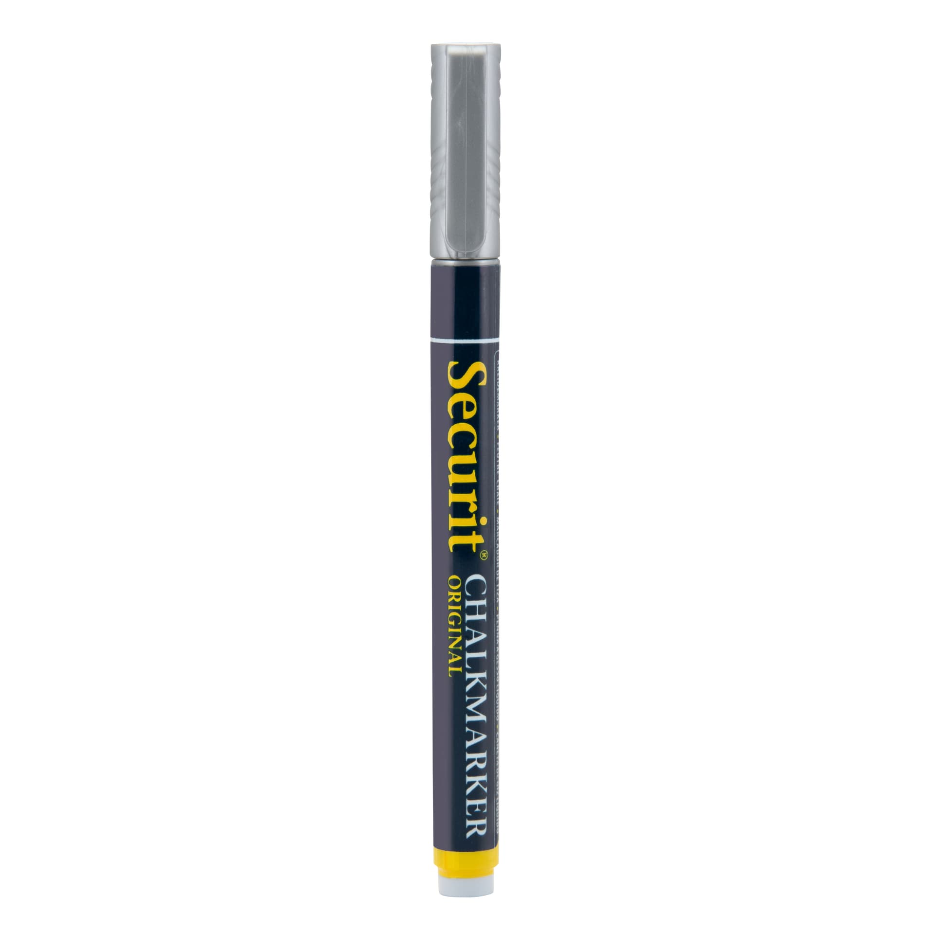 Securit® Pennarello a gesso liquido - Punta 1-2 mm, argento