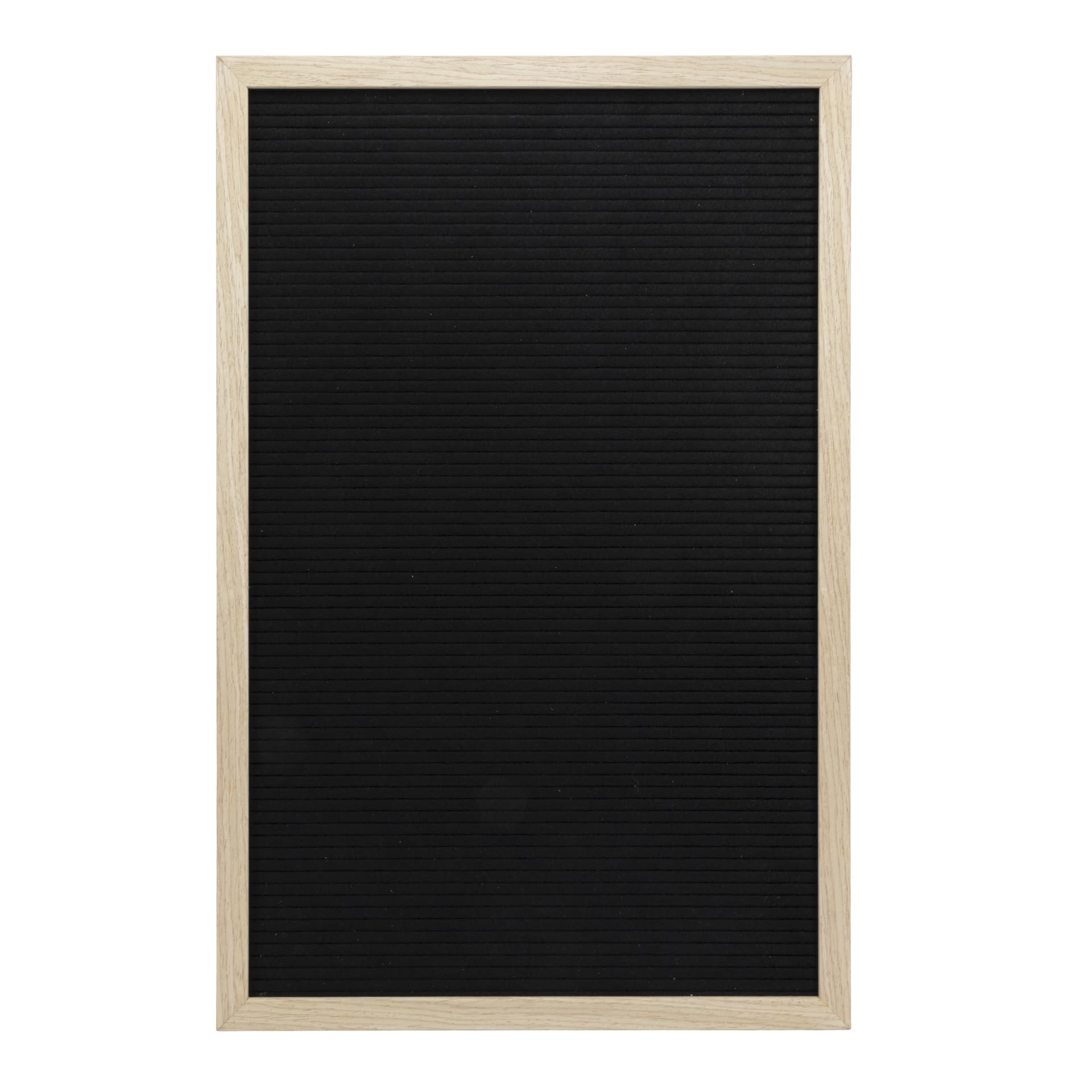 Securit® Tableau à lettres - 256 lettres, chiffres et icônes - Bois finition teck laqué - Kit de montage inclus - 40x60c